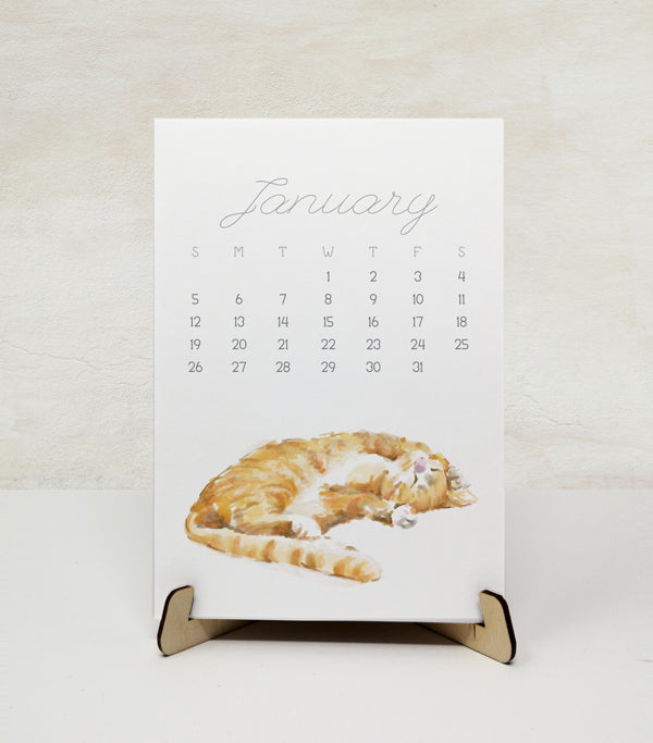2025 Cat Desk Calendar: Monthly Small Mini Office Planner with Modern Watercolor Art – TripleStudio 2025-cat-desk-calendar-monthly-small-mini-office-planner-with-modern-watercolor-art-triplestudio