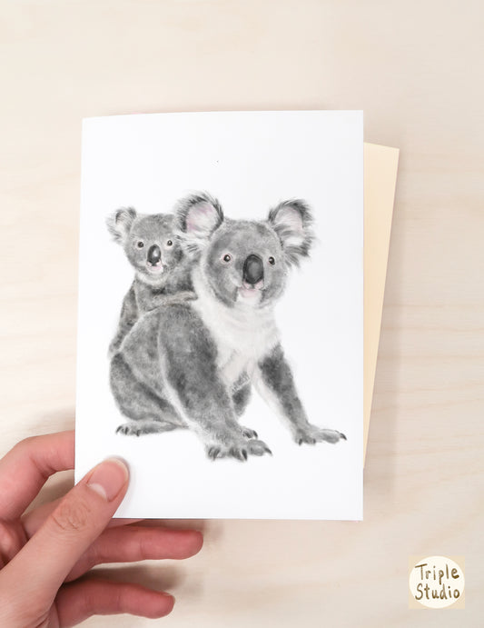 Koala Joey and Mom Card