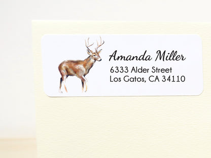 Deer Personalized Address Label