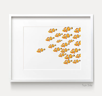 Fish Art Print ( Clown Fish)