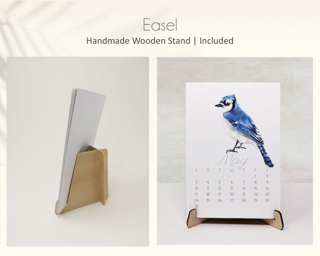 2027 Desk Calendar: Bird