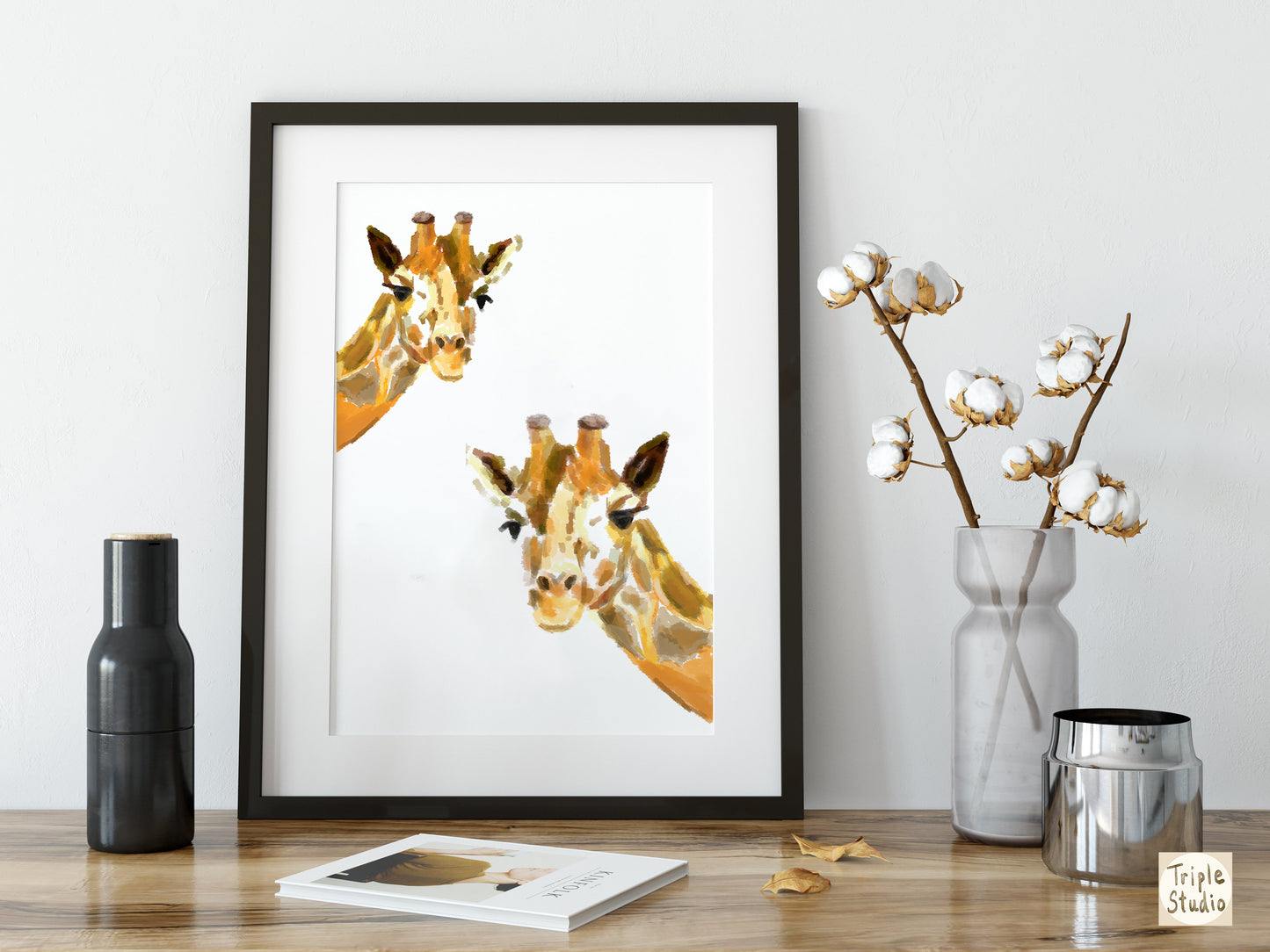 Giraffes Art Print