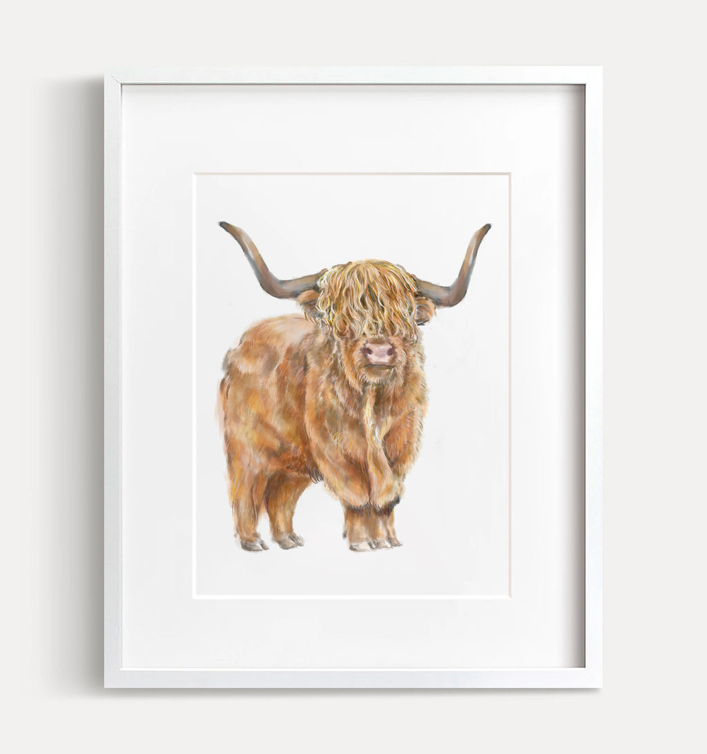 Highland Cow Wall Art