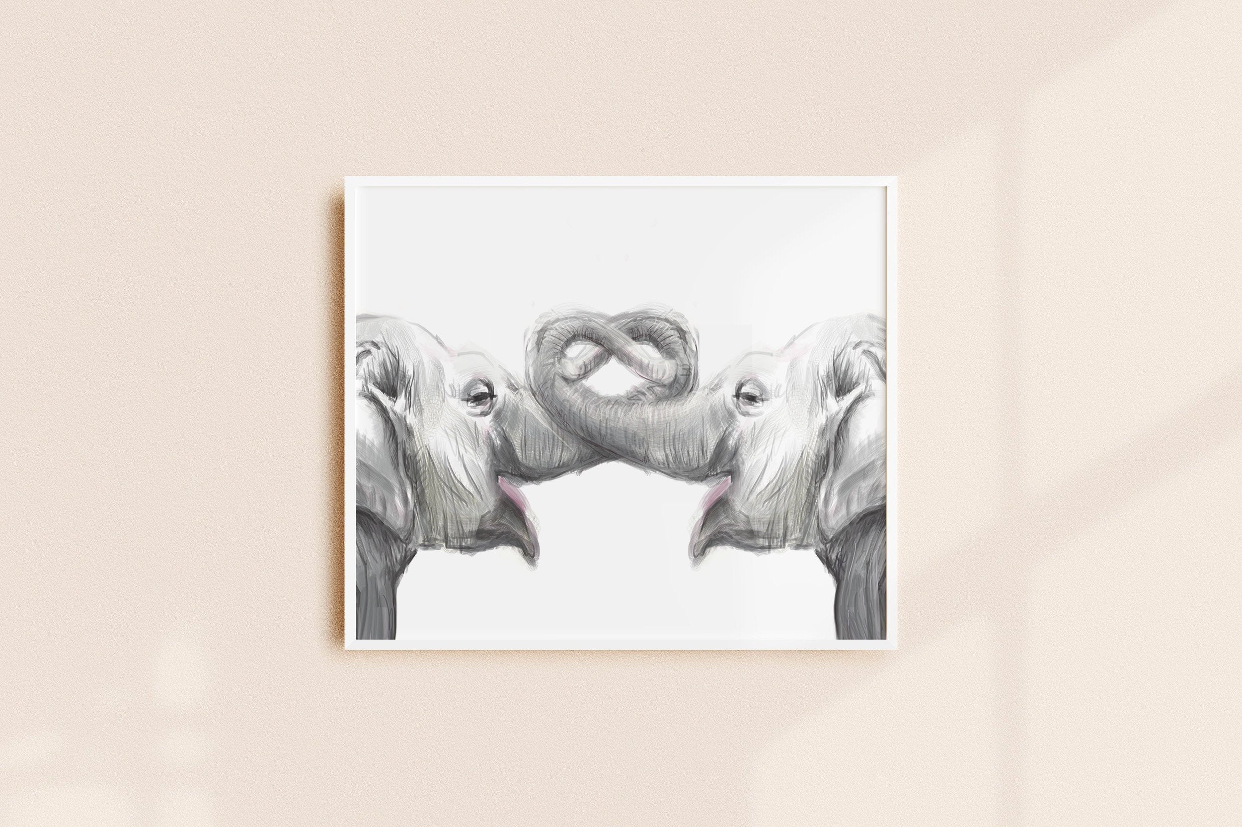 Elephant Art Print