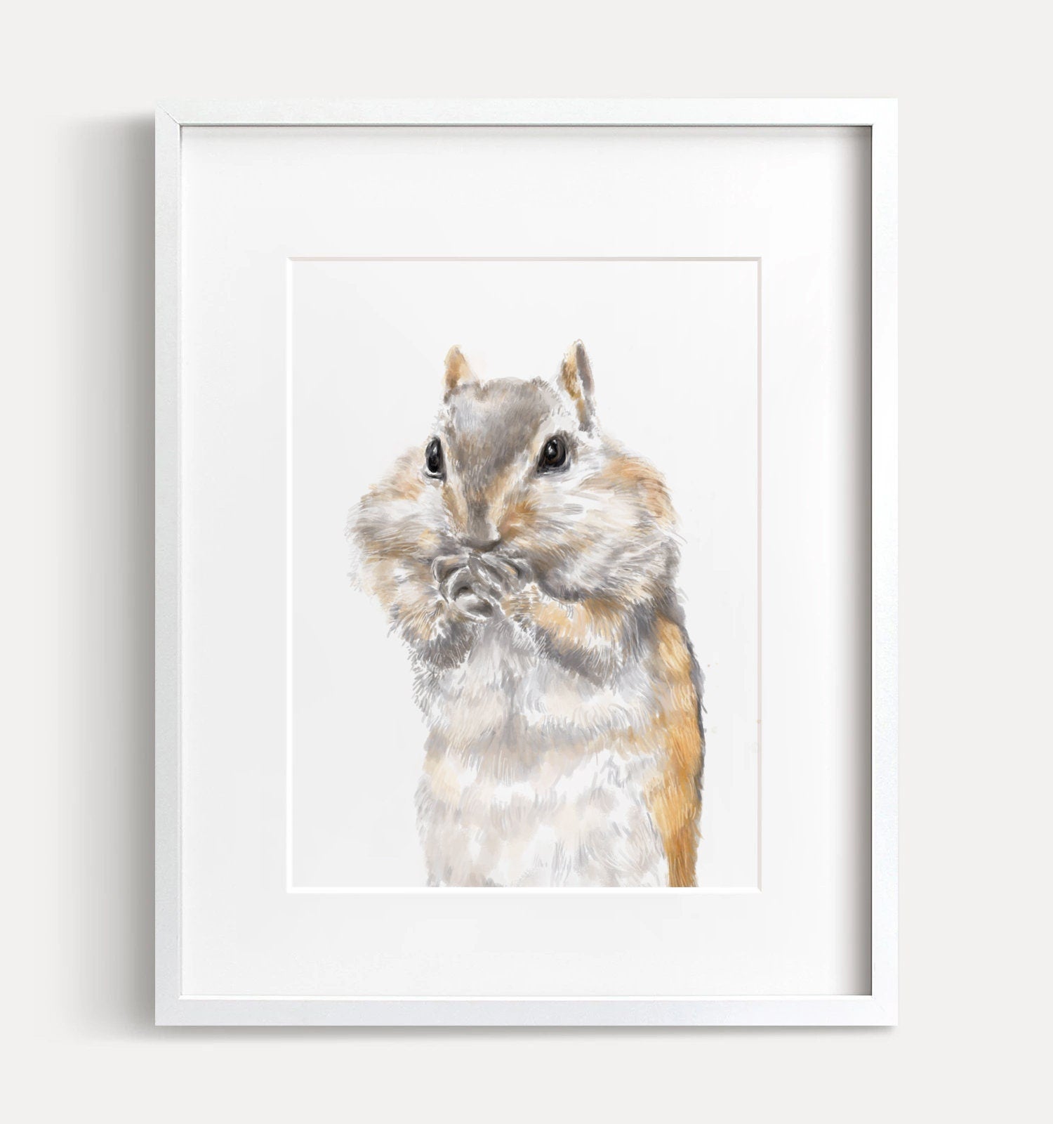Chipmunk Art Print