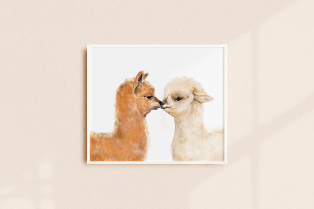 Llama Art Print
