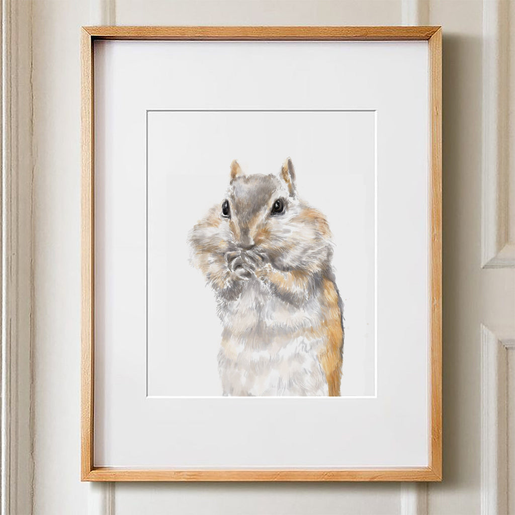 Chipmunk Art Print