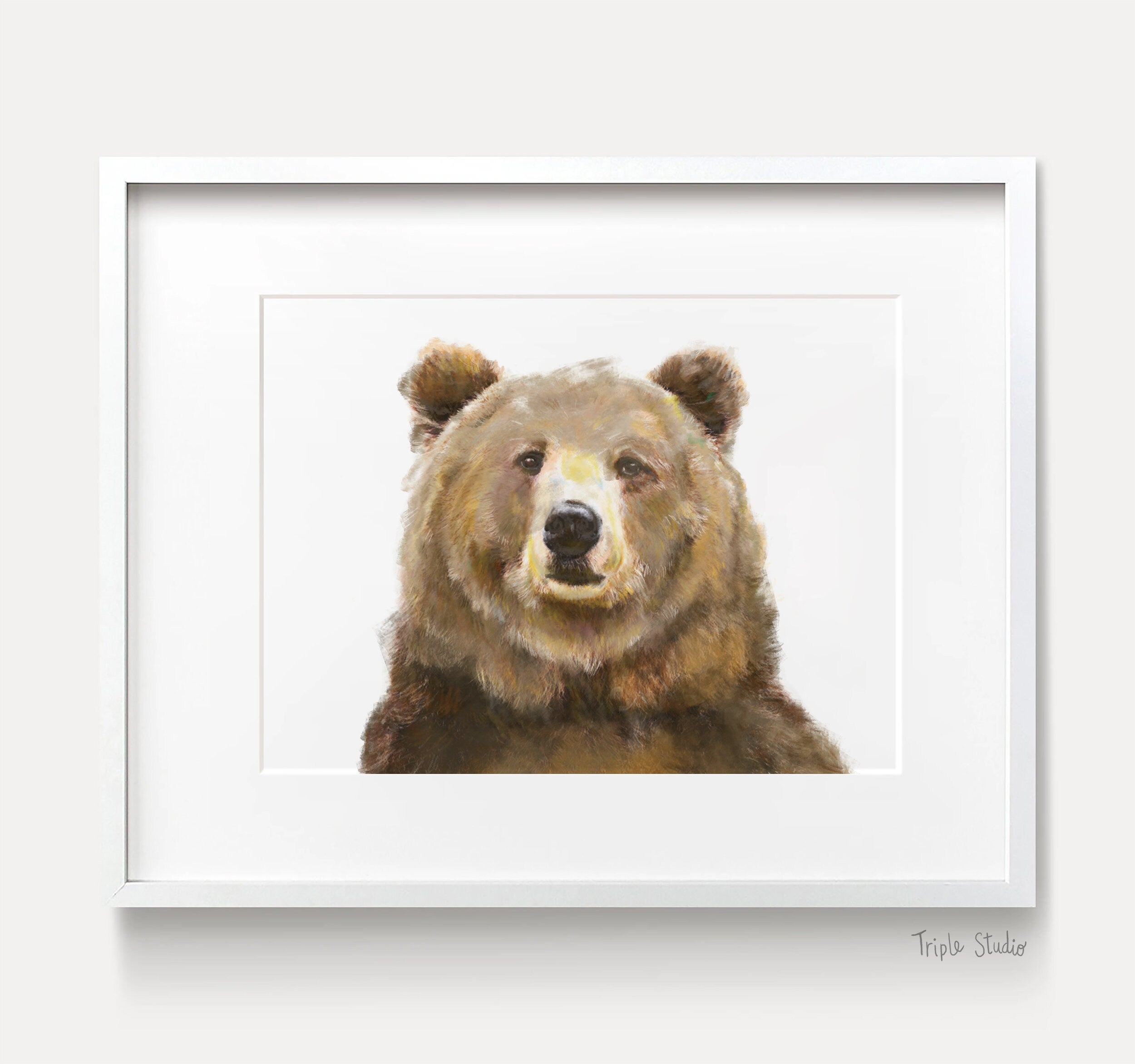 Grizzly Bear Art Print