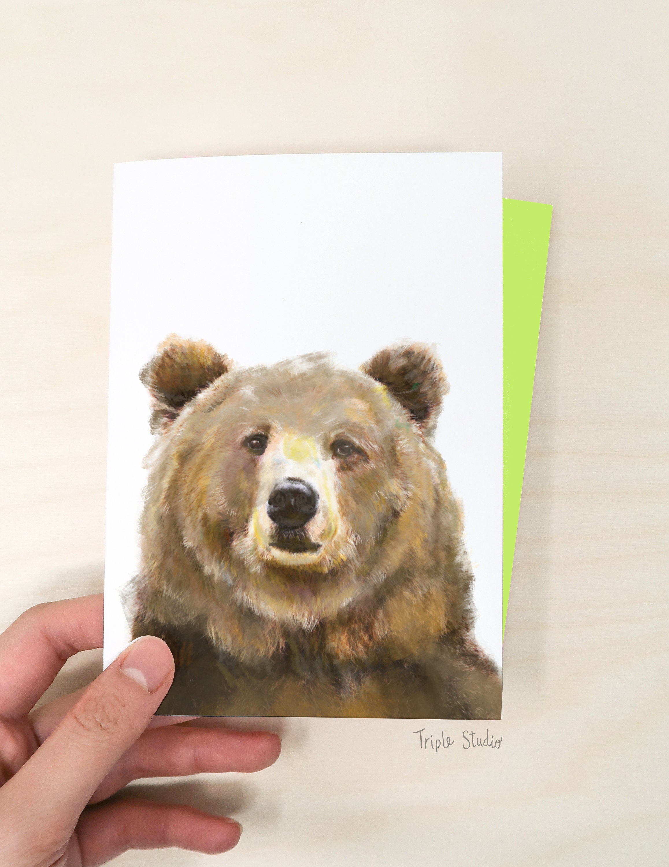Grizzly Bear Card
