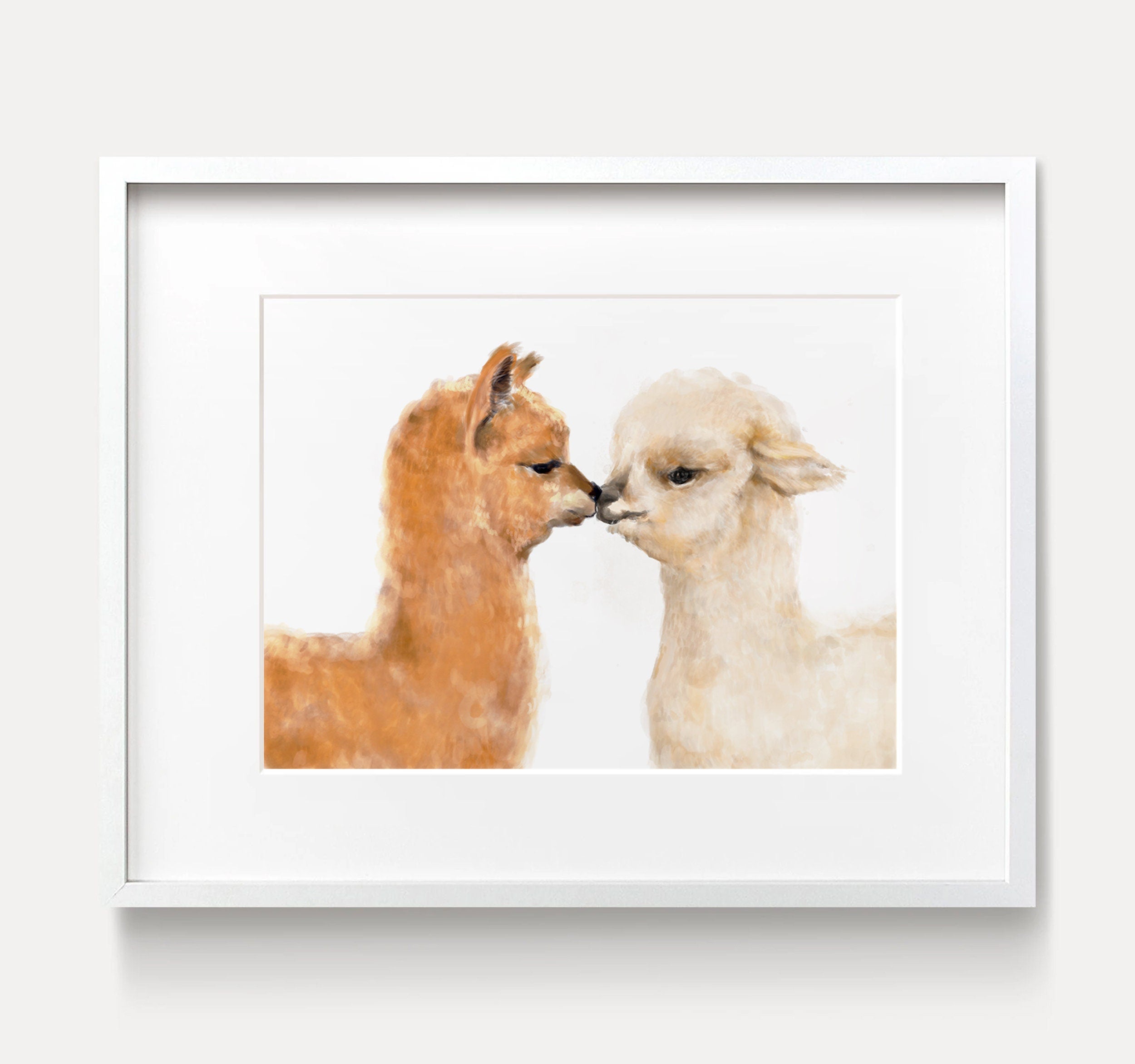 Llama Art Print