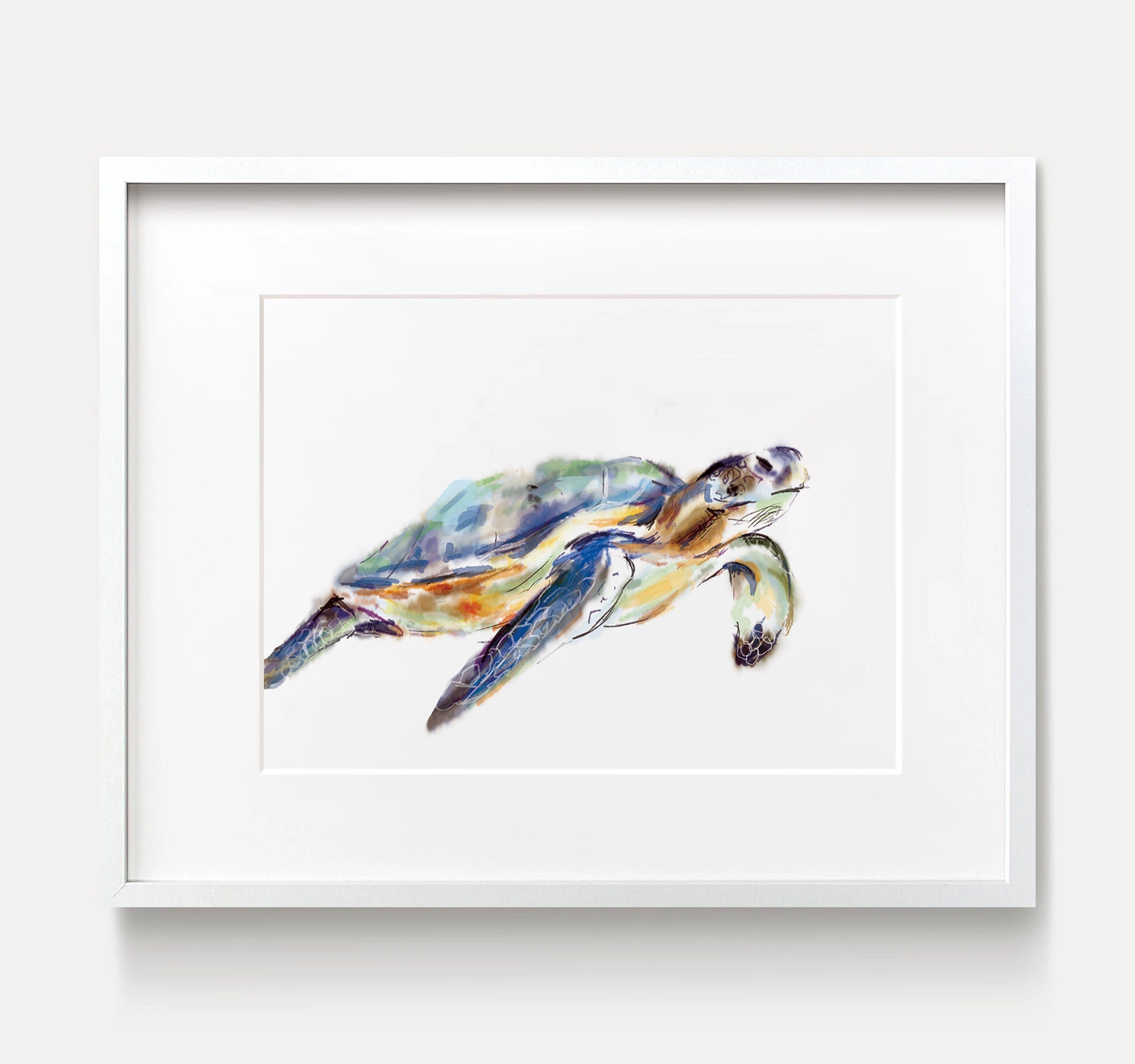 Turtle Art Print