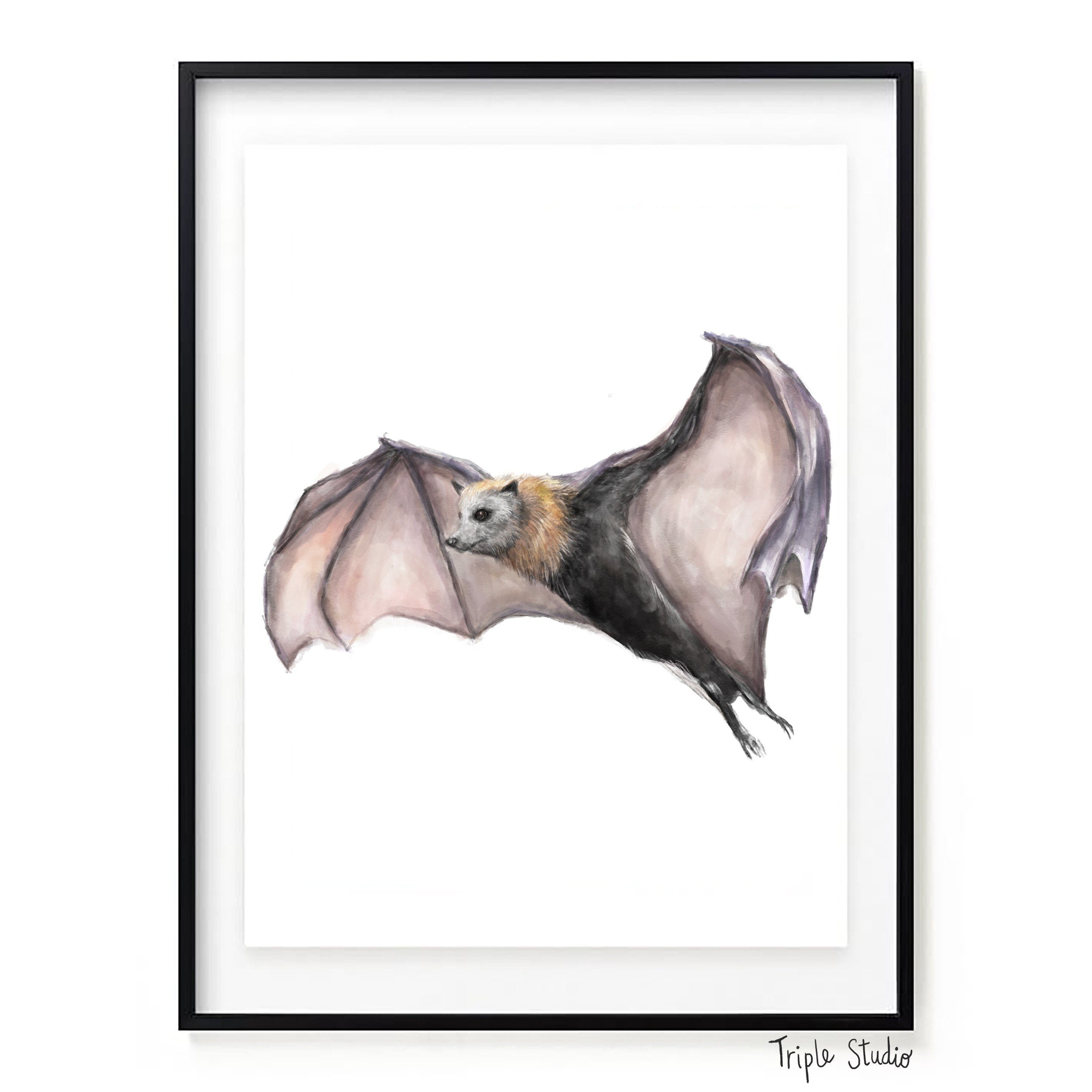 Bat Art Print