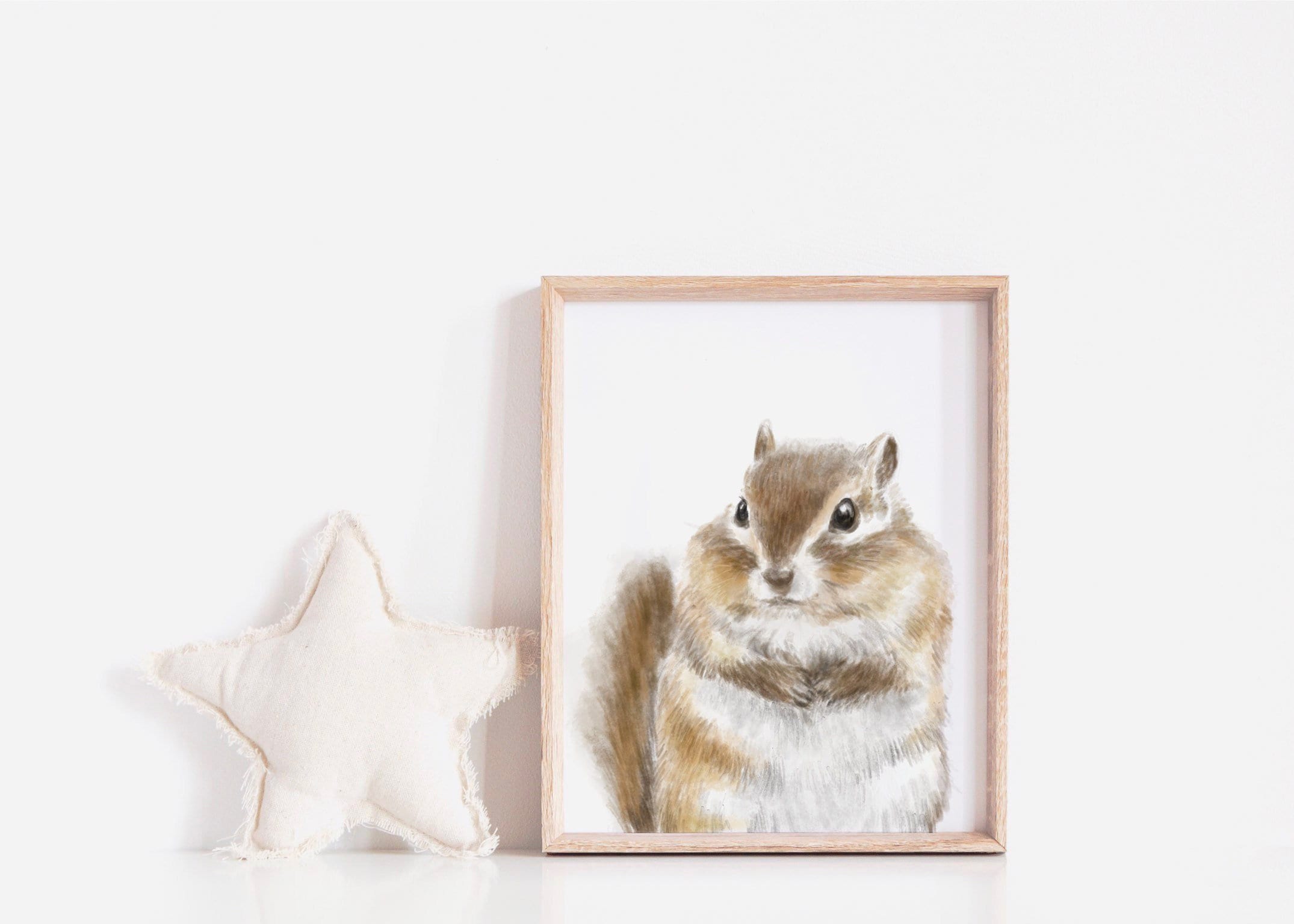 Chipmunk Art Print
