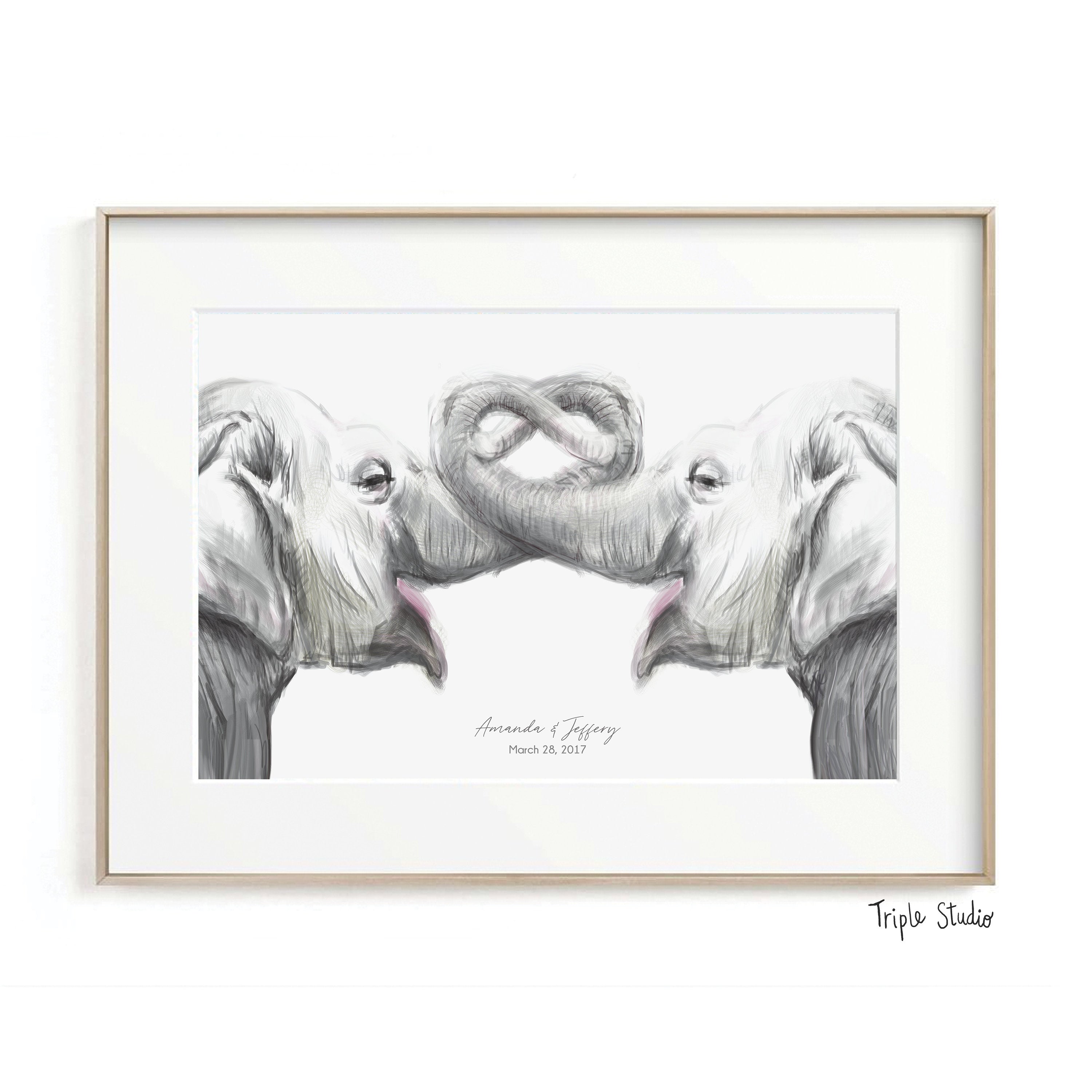 Elephant Art Print
