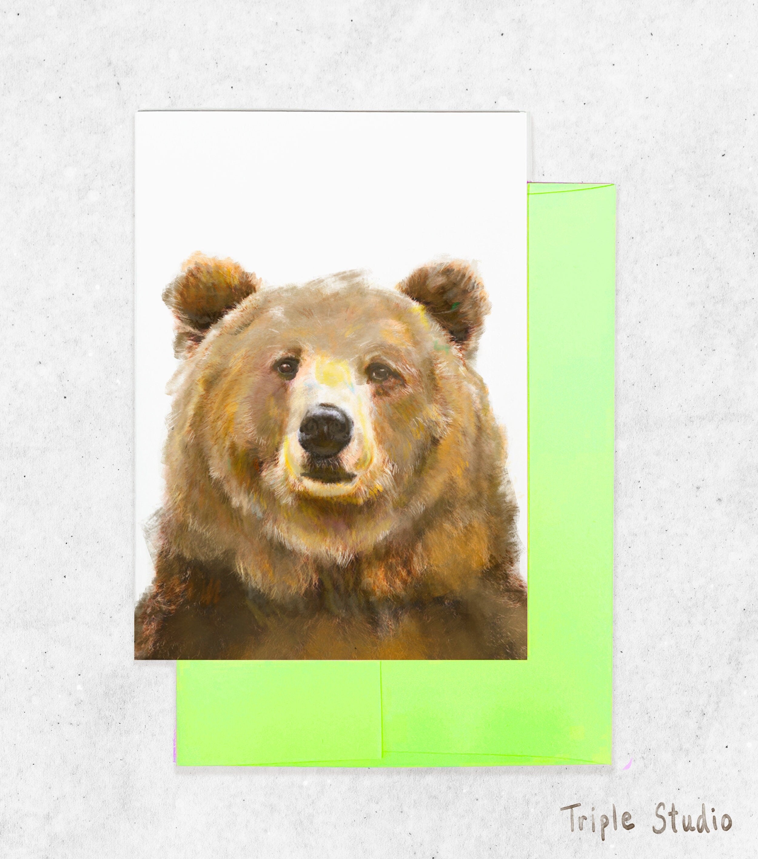 Grizzly Bear Card