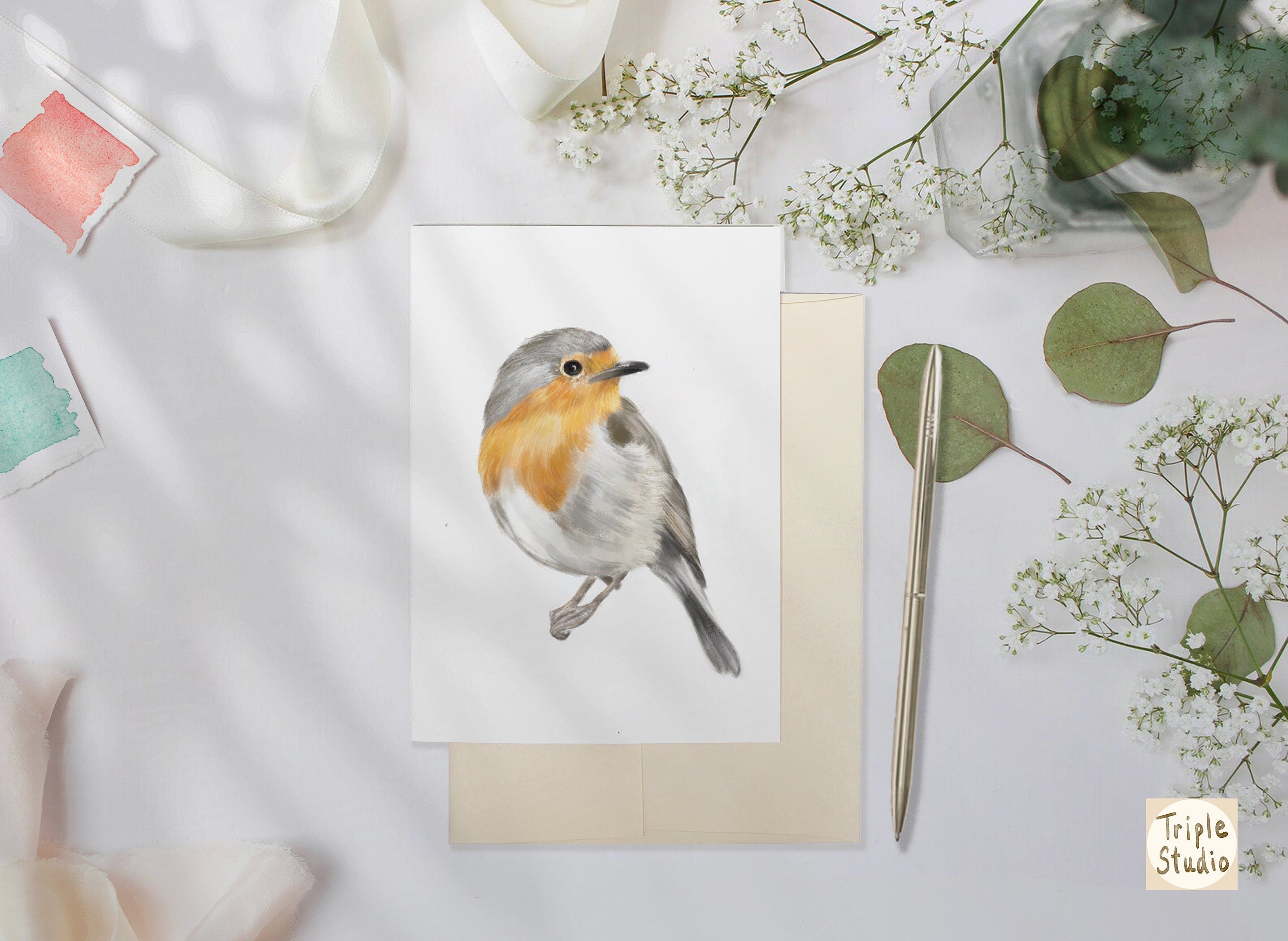 Robin Bird Card