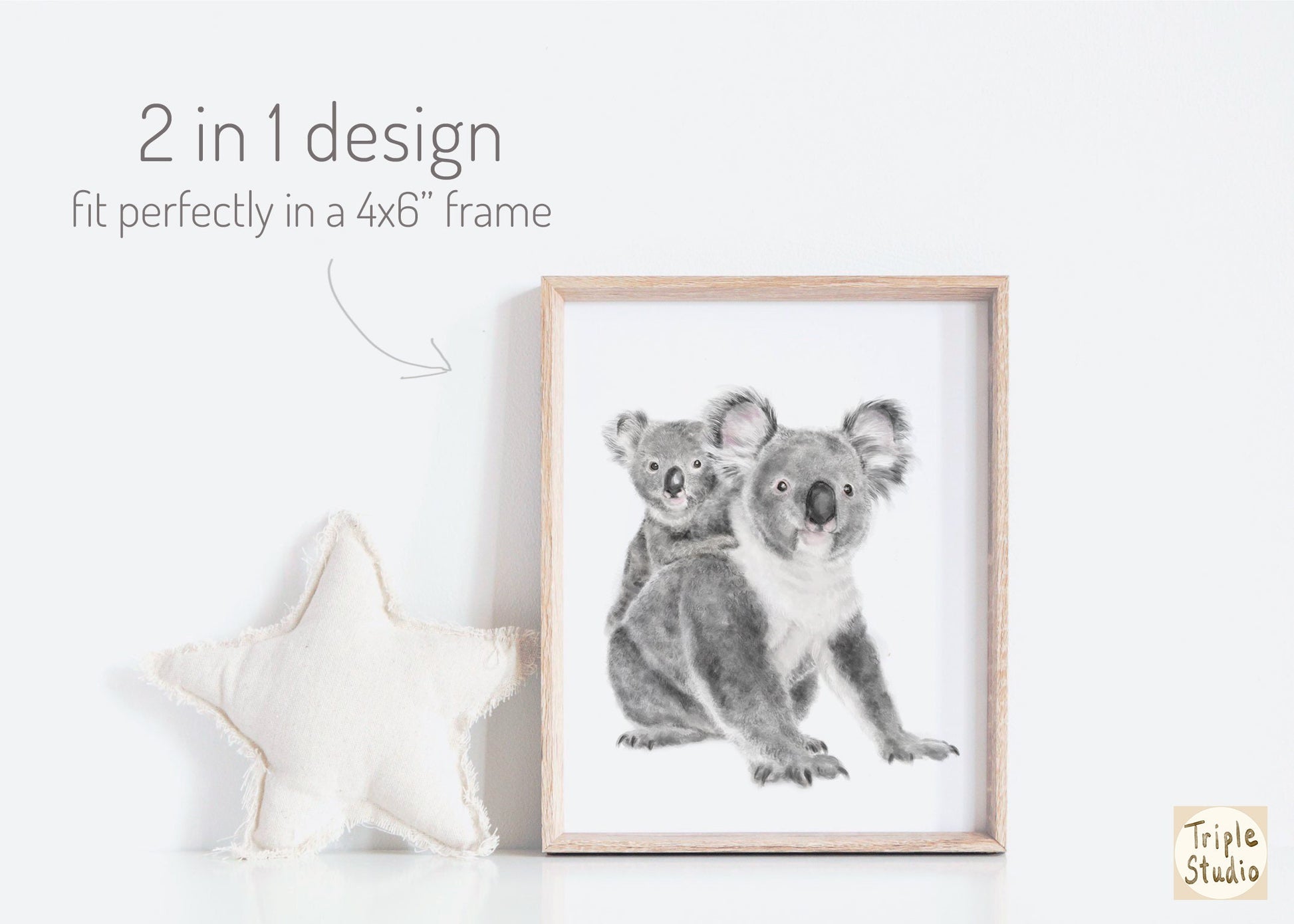 Koala Joey and Mom Card