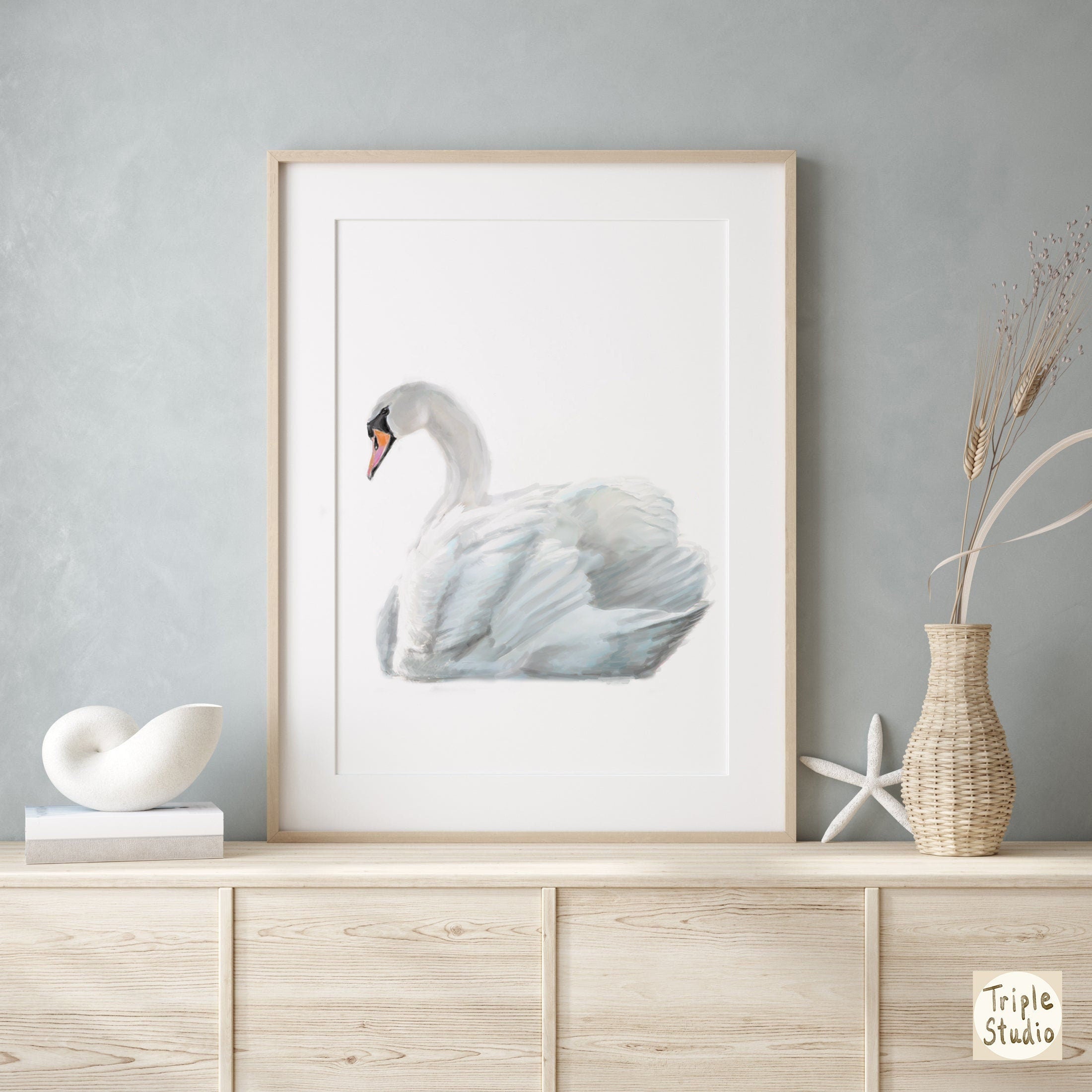 Swan Art Print