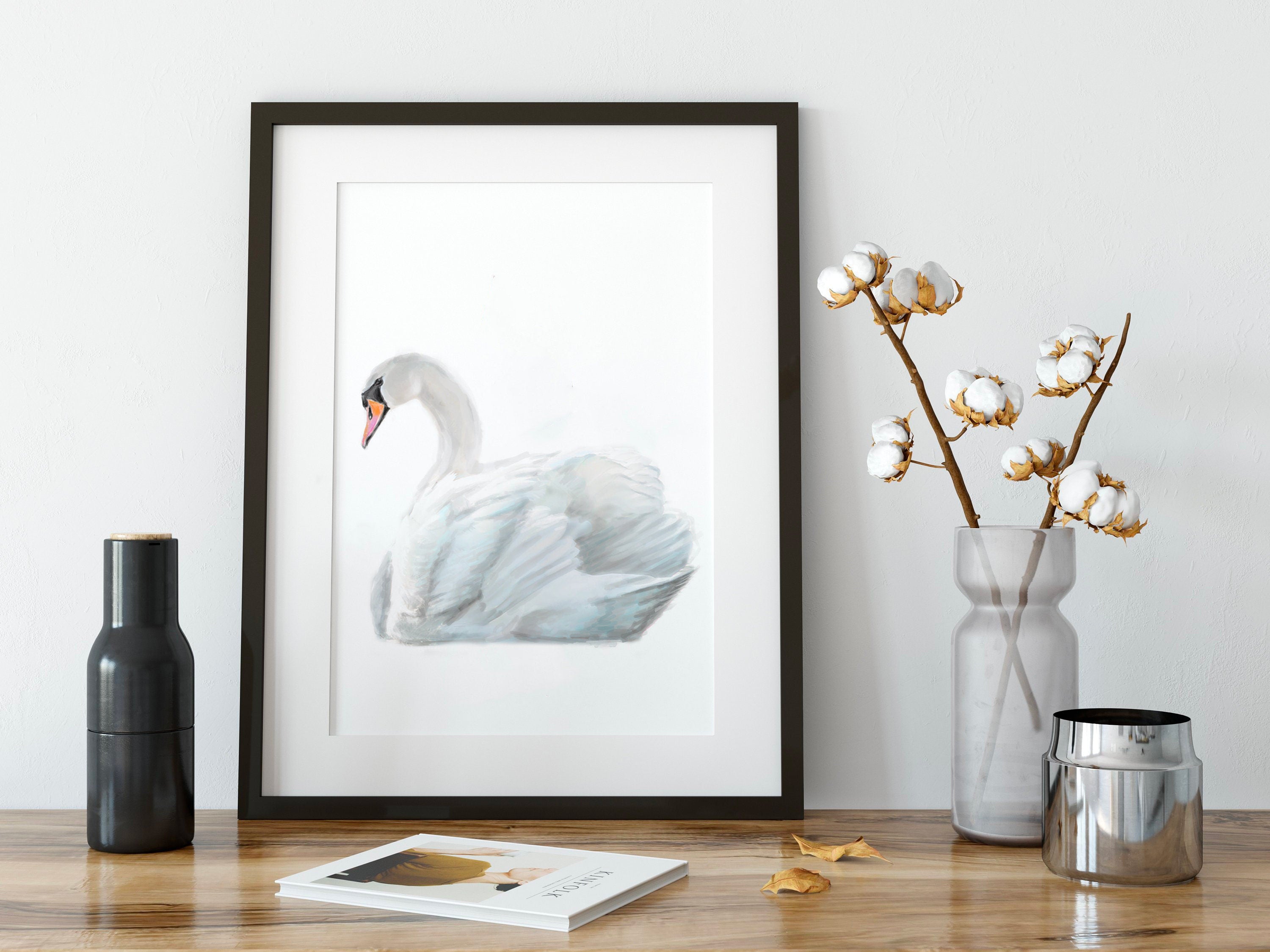 Swan Art Print
