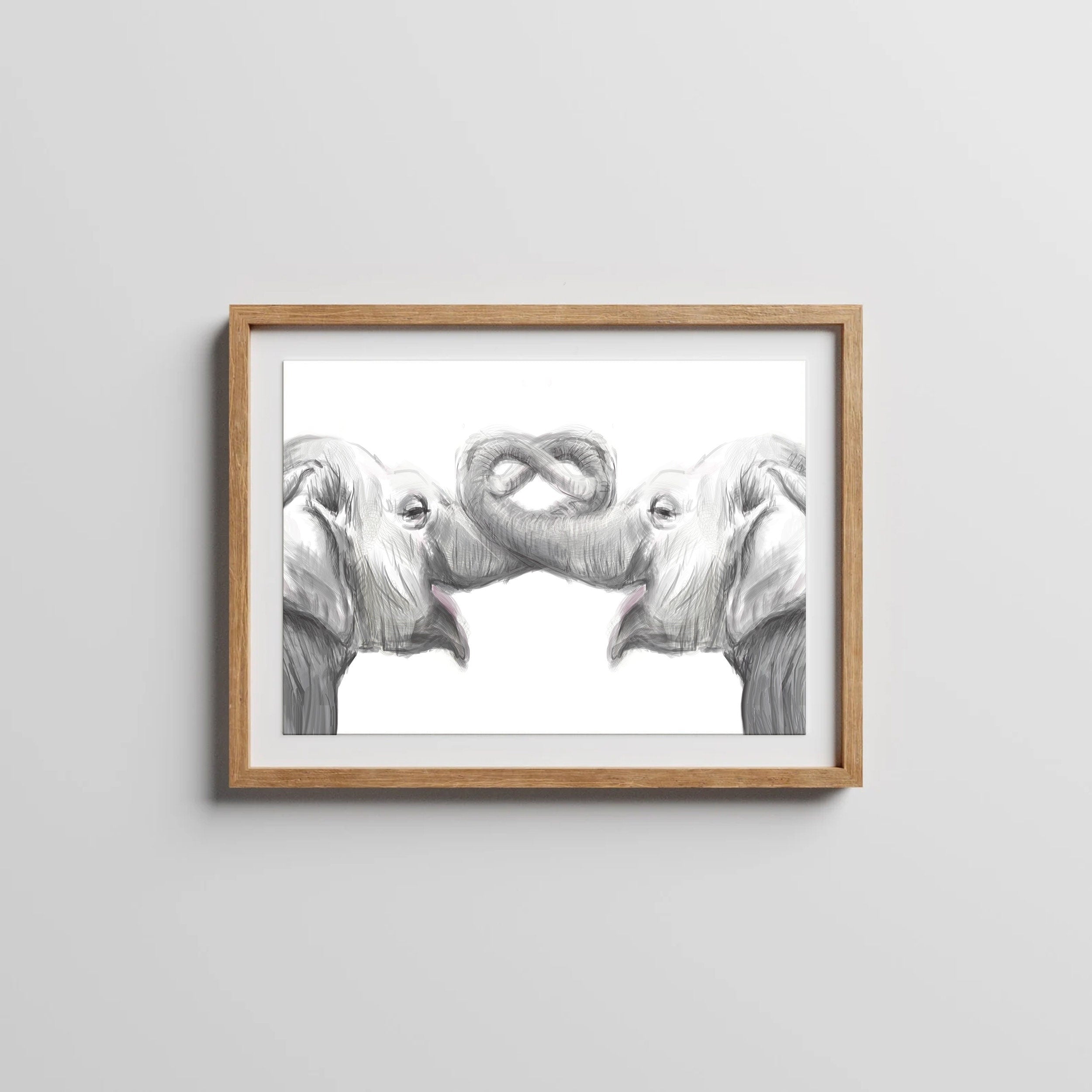 Elephant Art Print