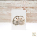 Hedgehogs Hug Card