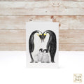 Penguin Family Card