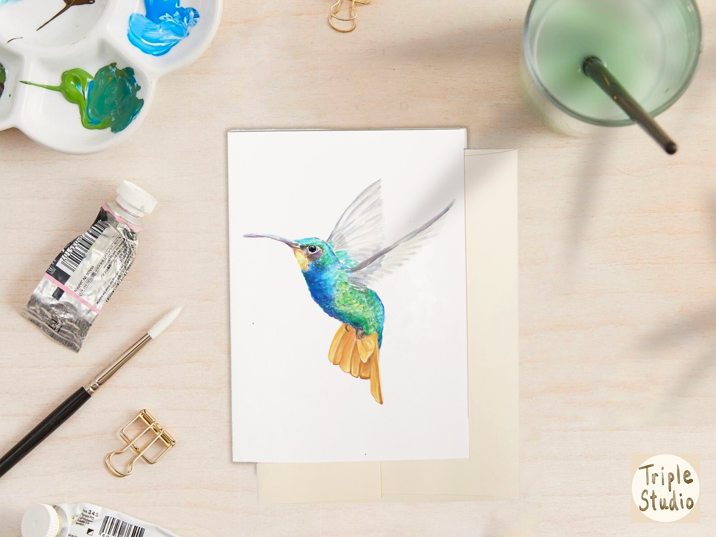 Hummingbird Card
