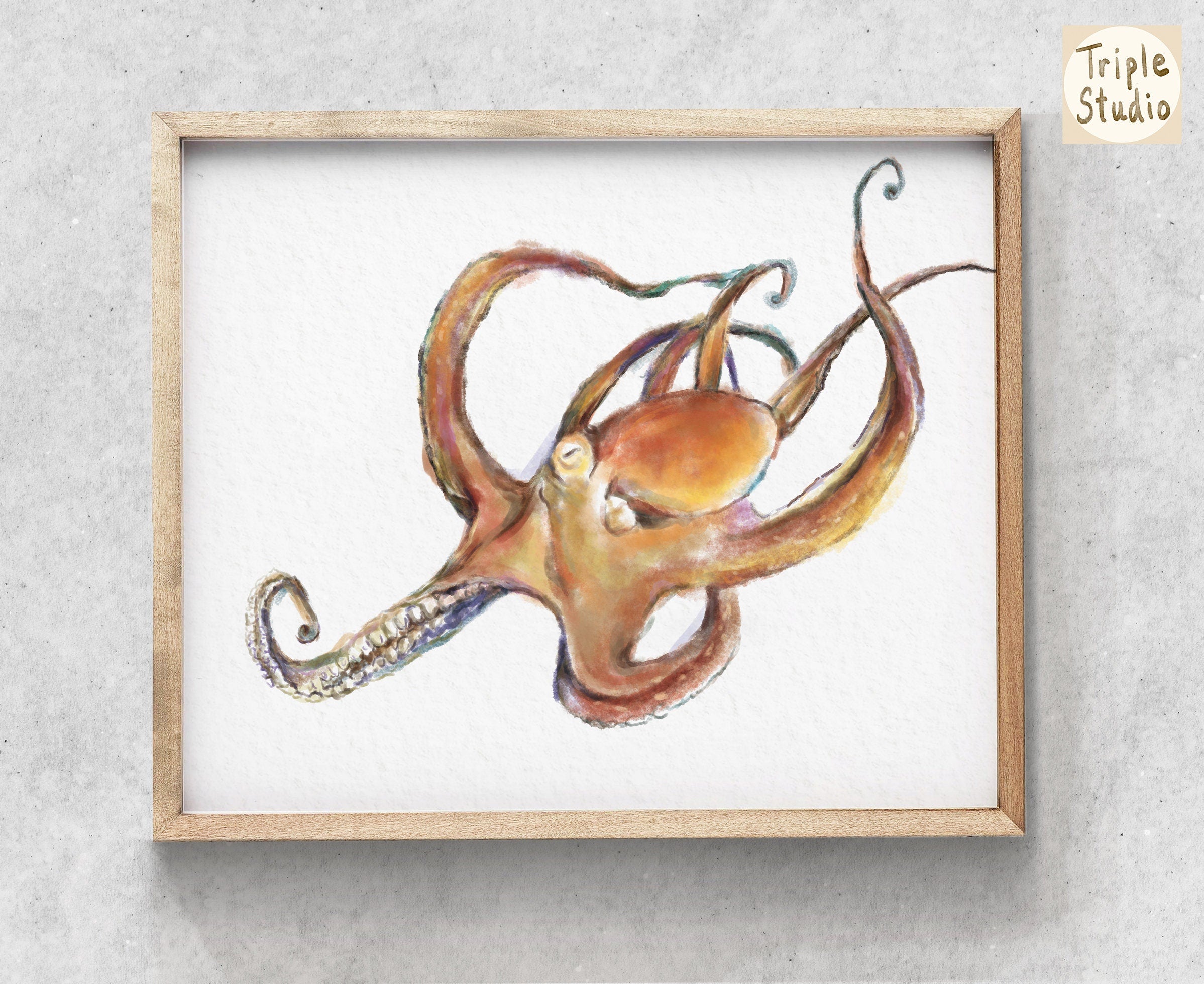 Octopus Art Print