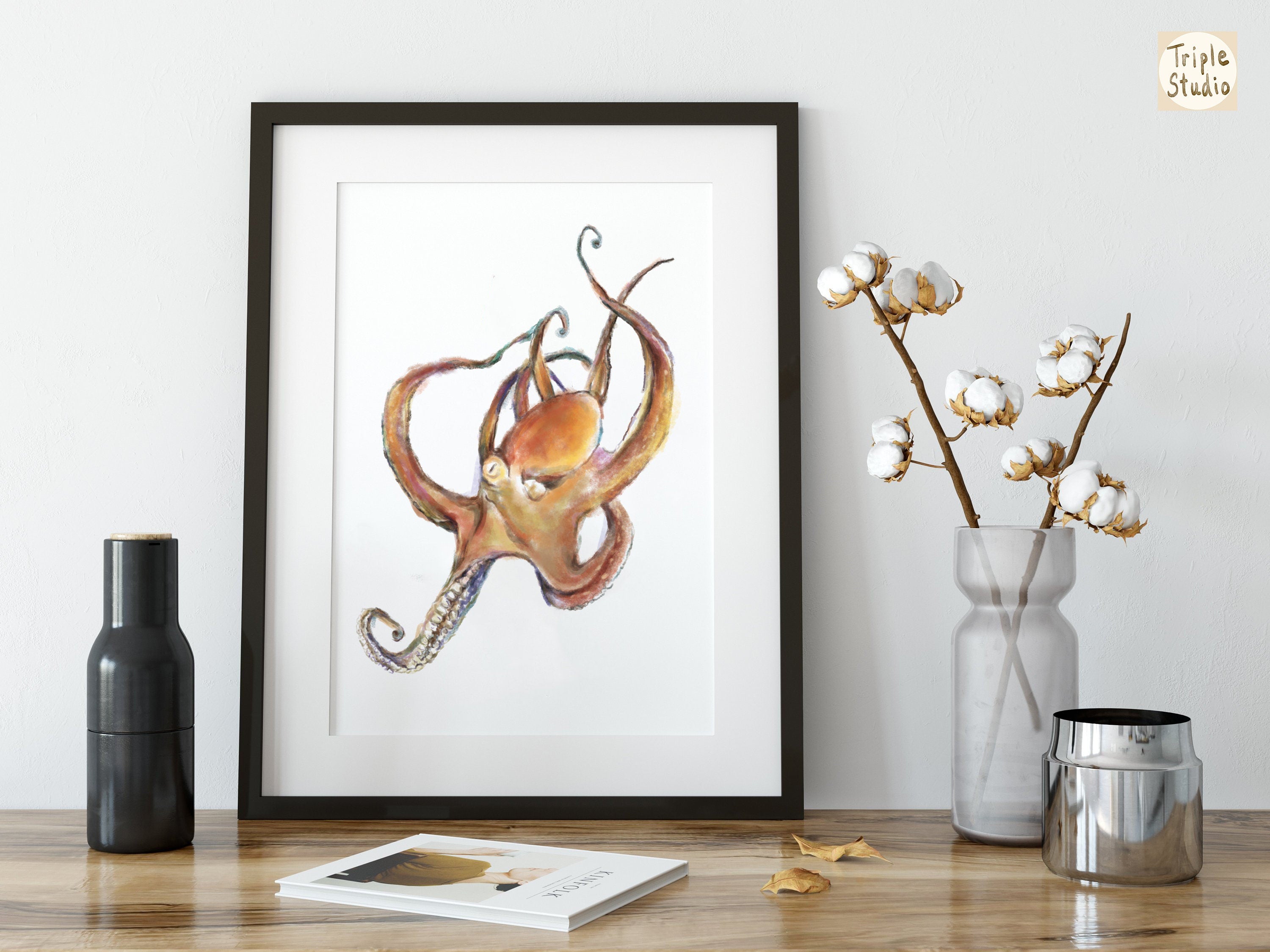 Octopus Art Print