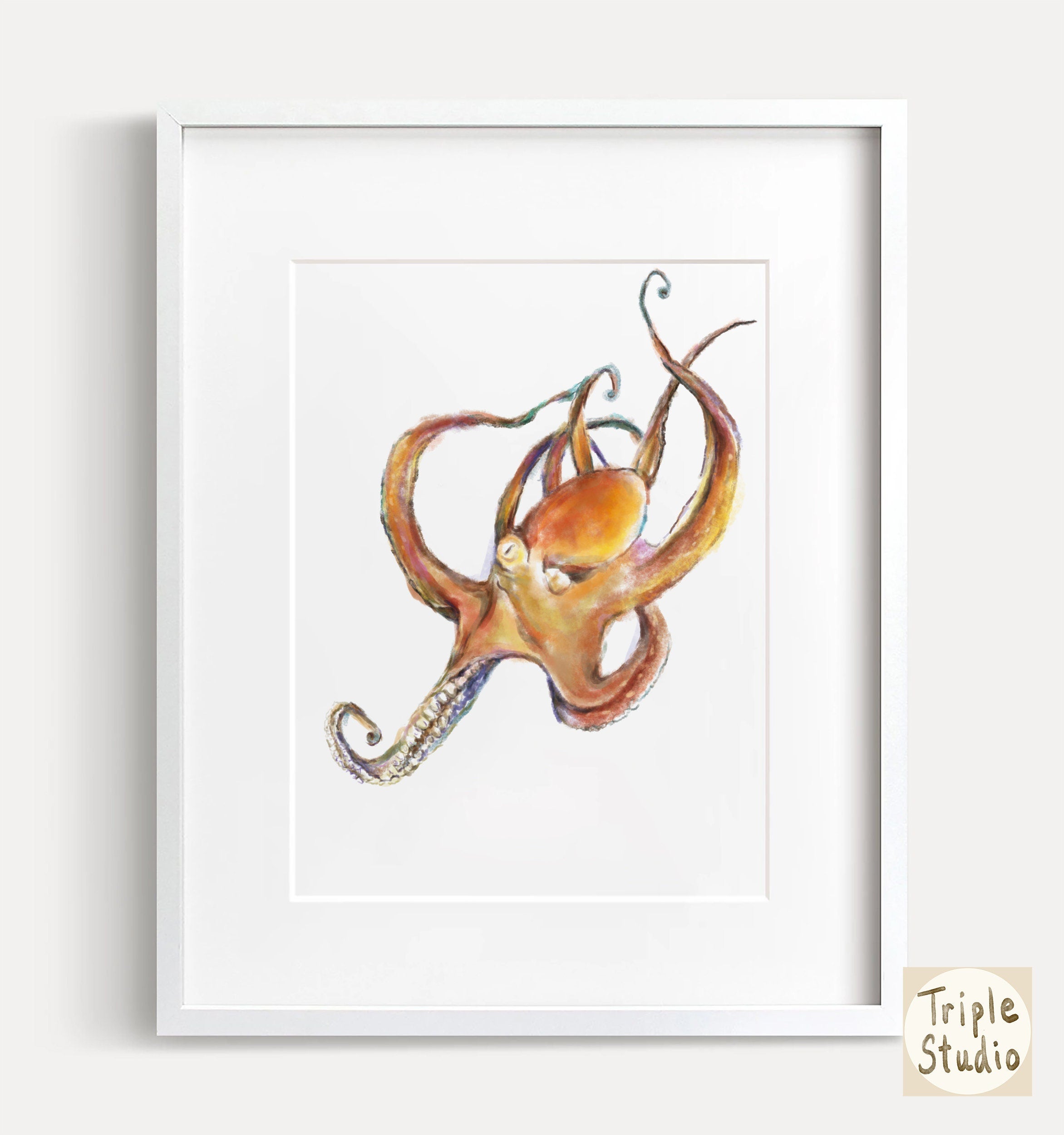Octopus Art Print
