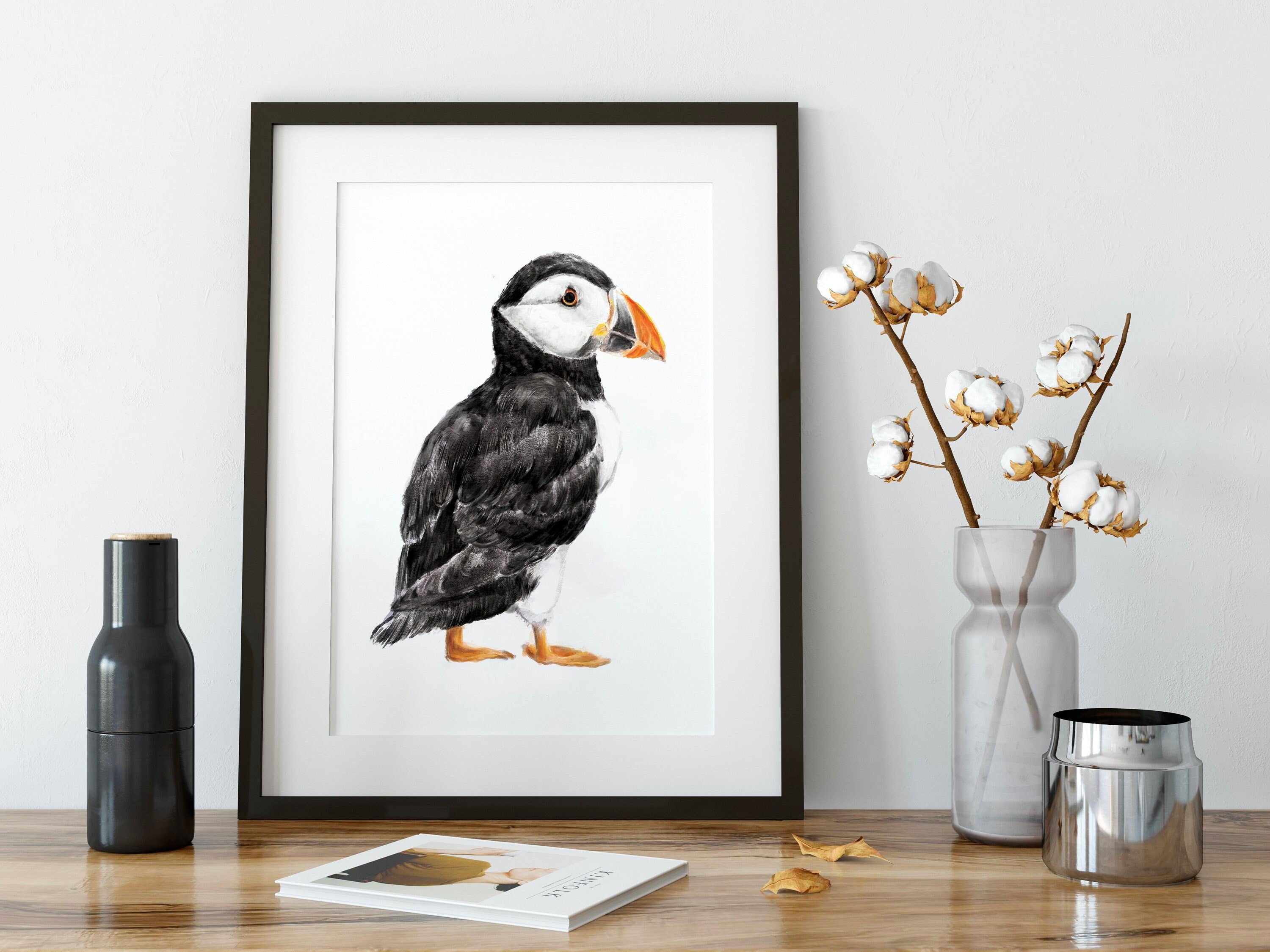 Puffin Bird Art Print