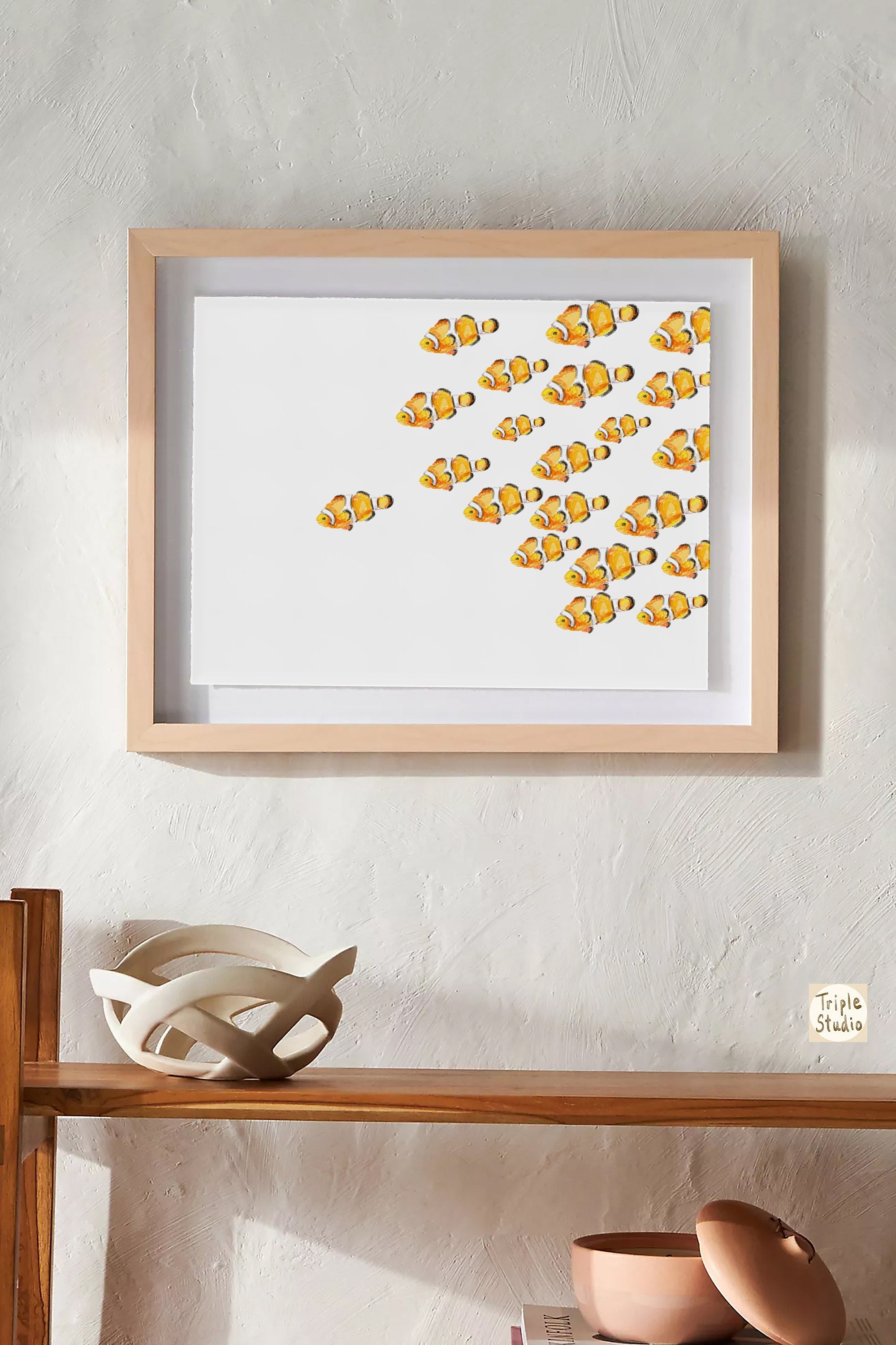 Fish Art Print ( Clown Fish)