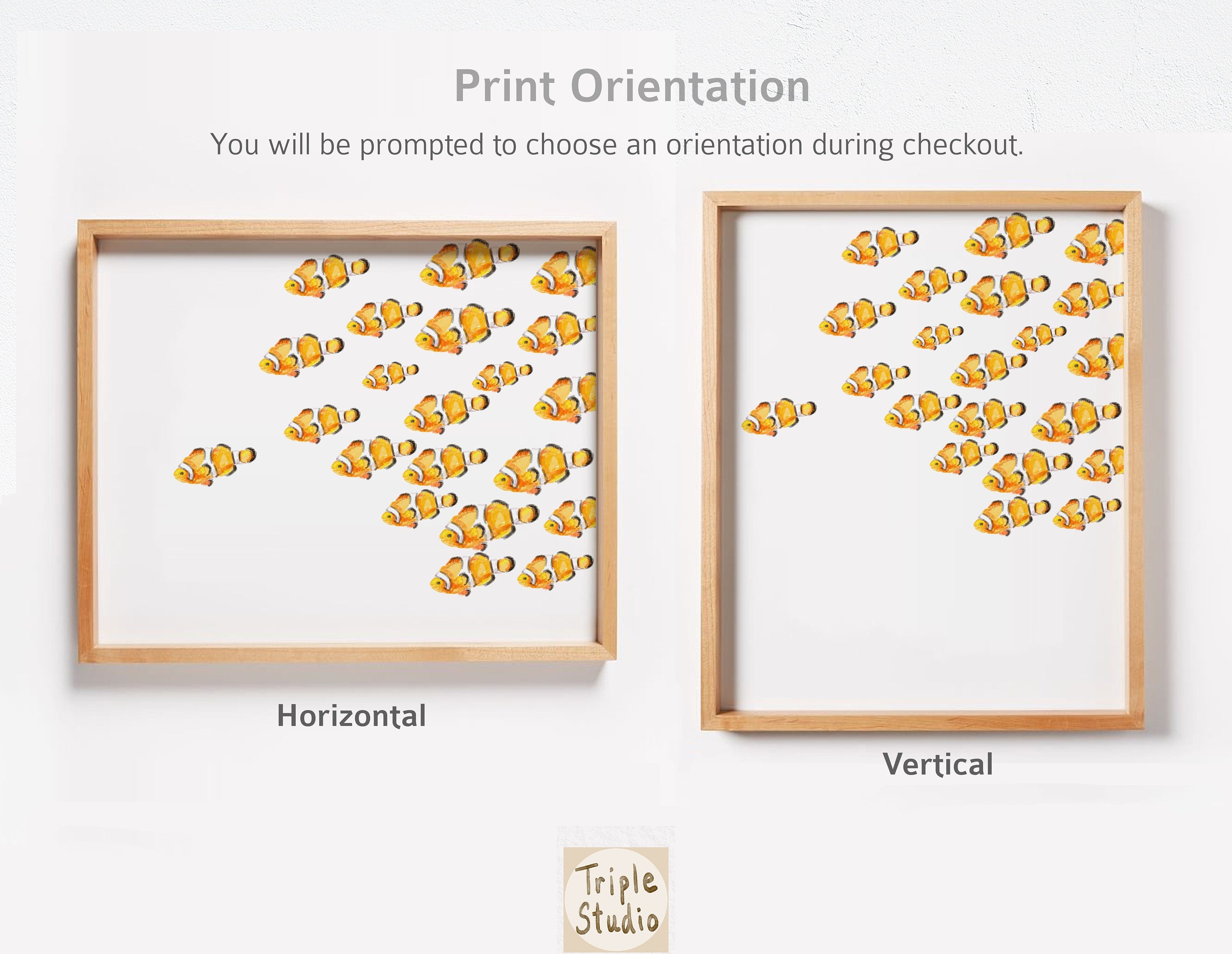 Fish Art Print ( Clown Fish)