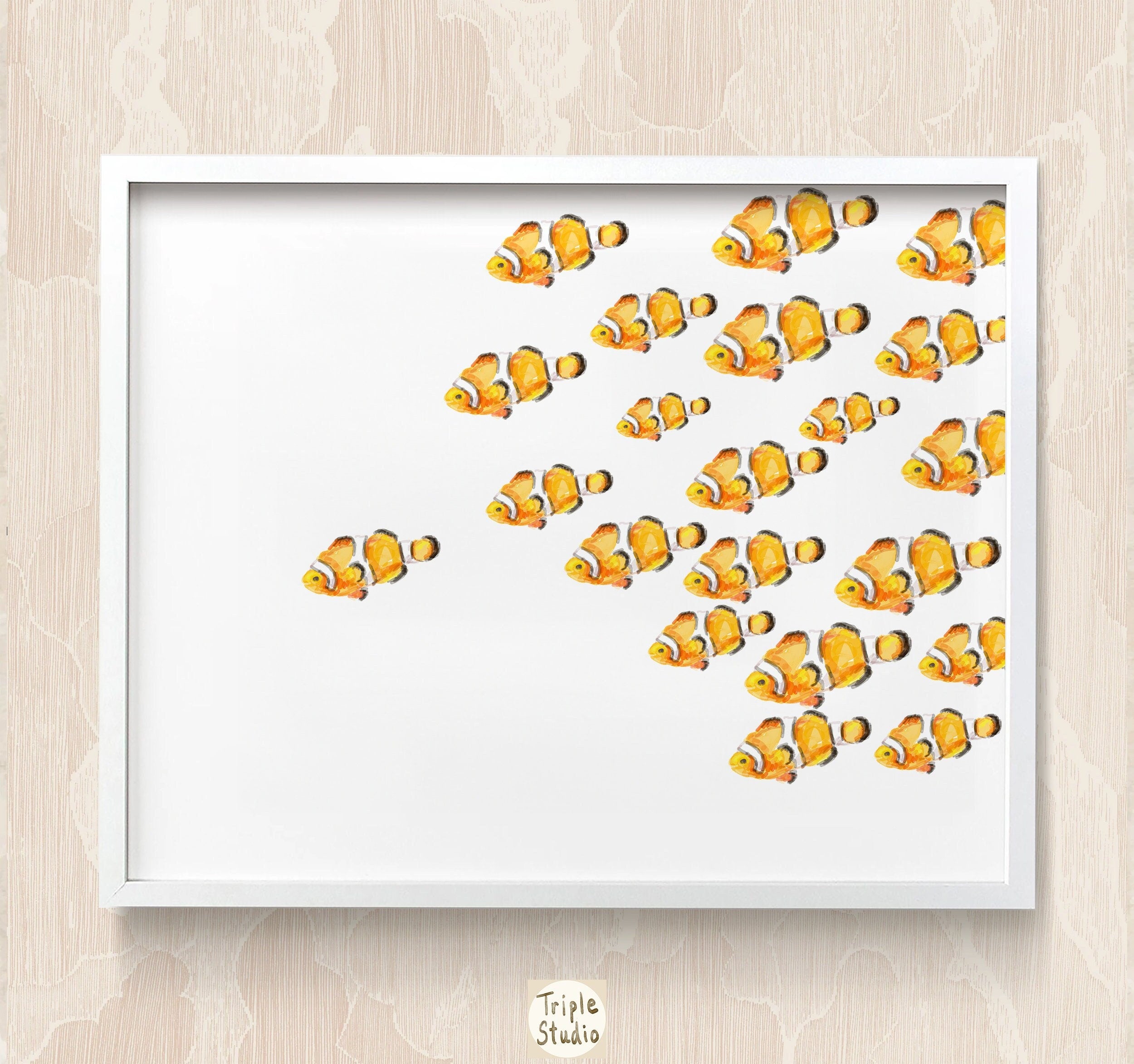 Fish Art Print ( Clown Fish)