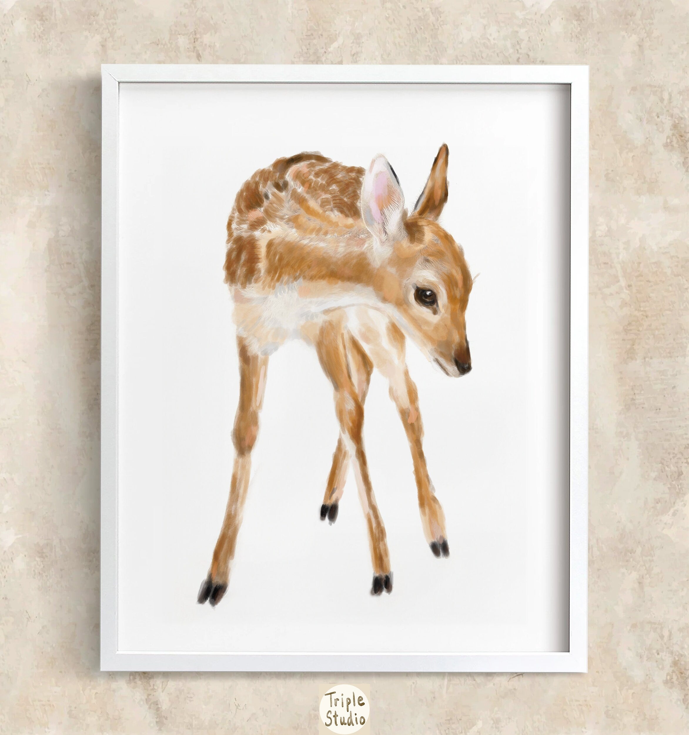 Forest Fawn Art Print