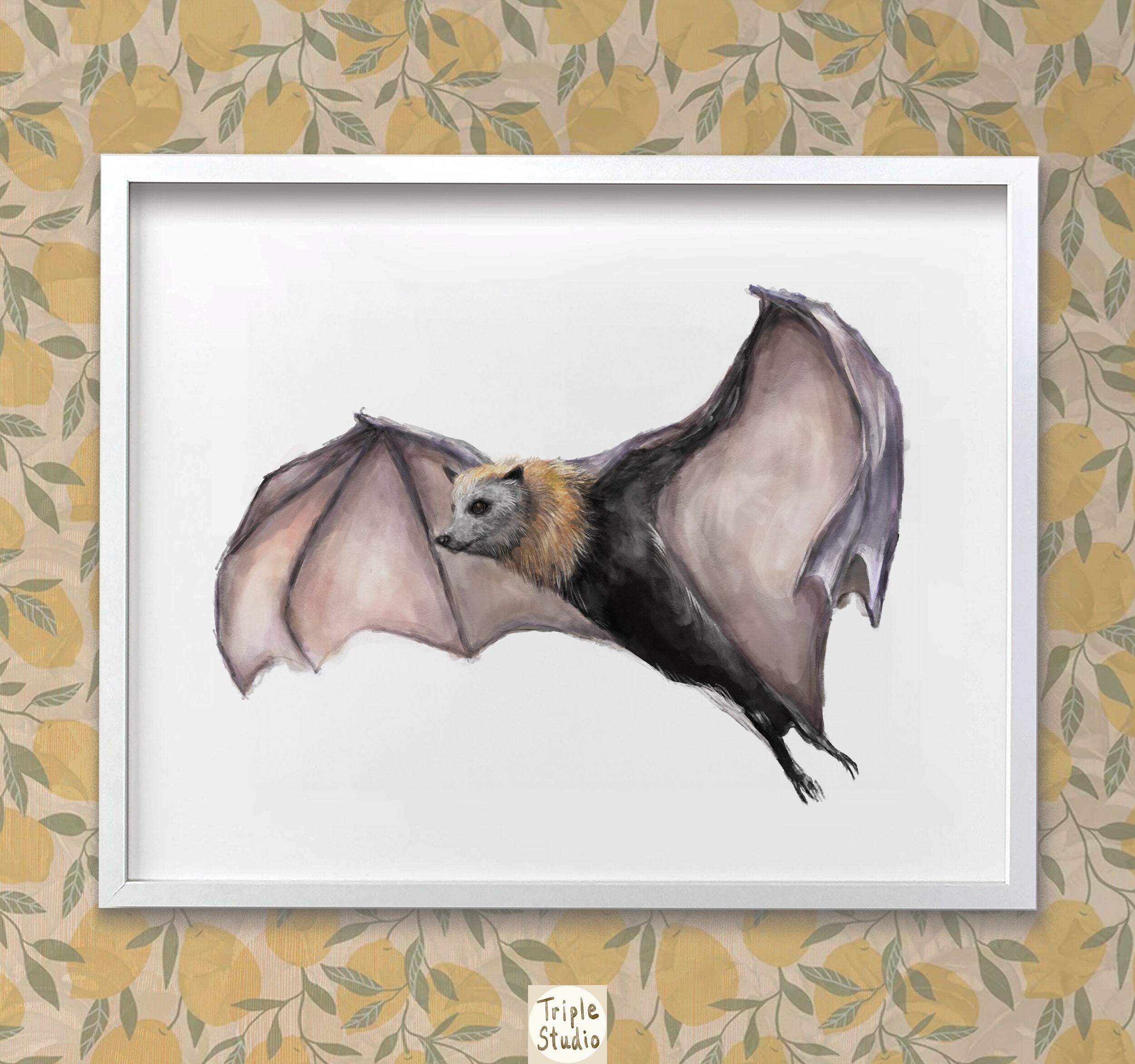 Bat Art Print