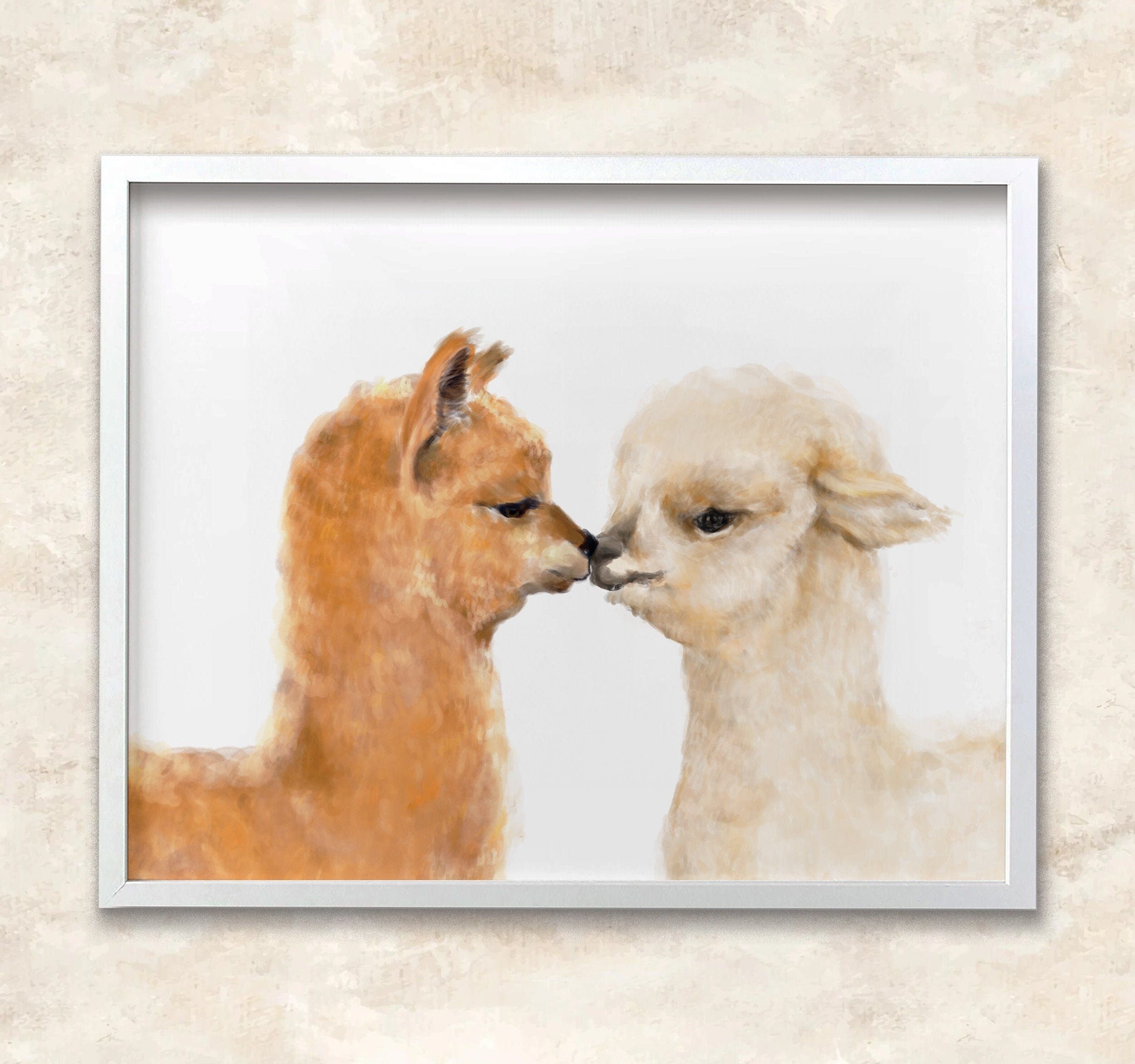 Llama Art Print