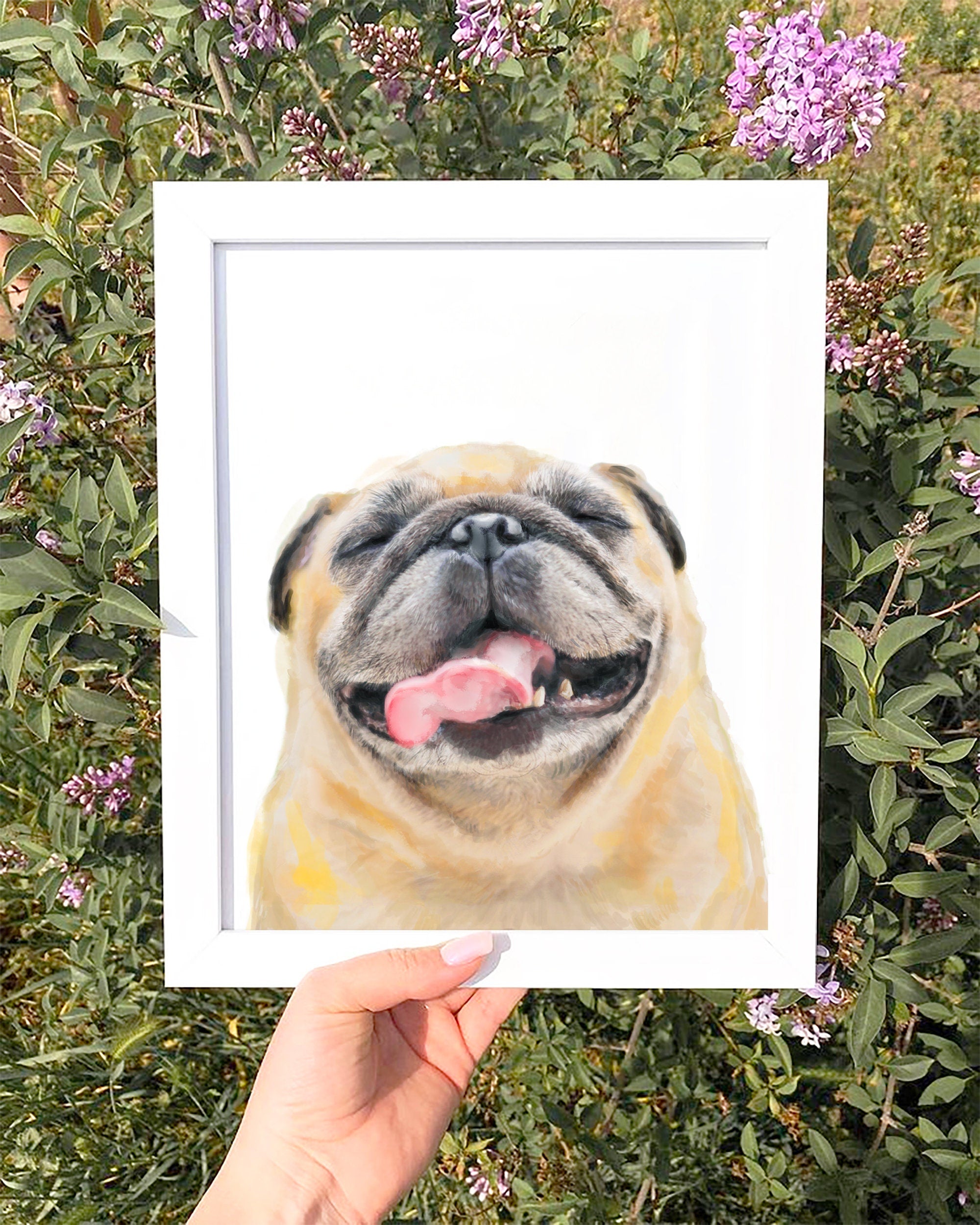Pug Art Print