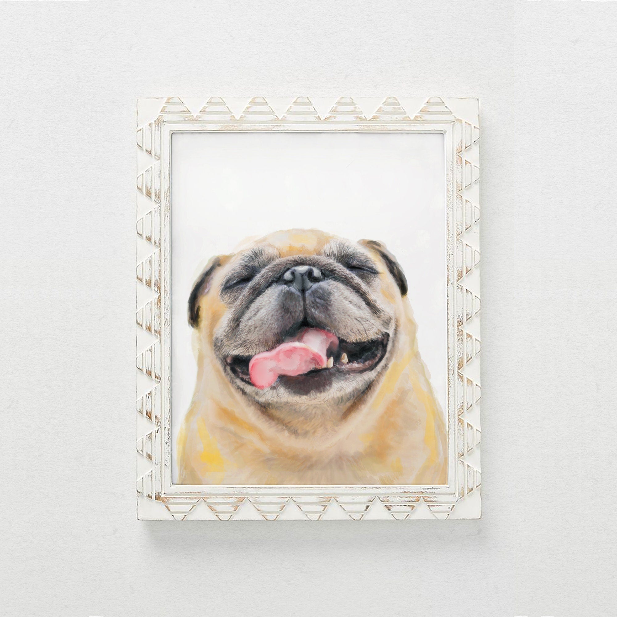 Pug Art Print
