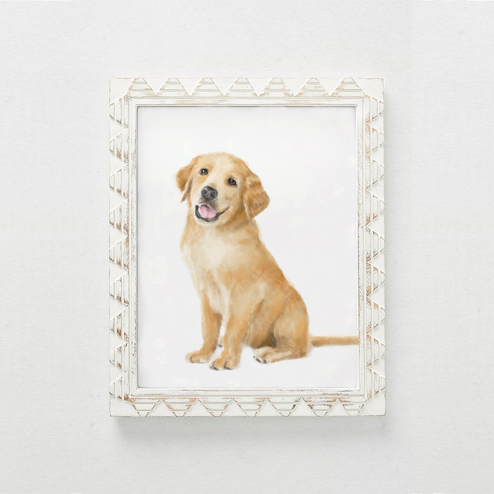 Golden Retriever Puppy Art Print