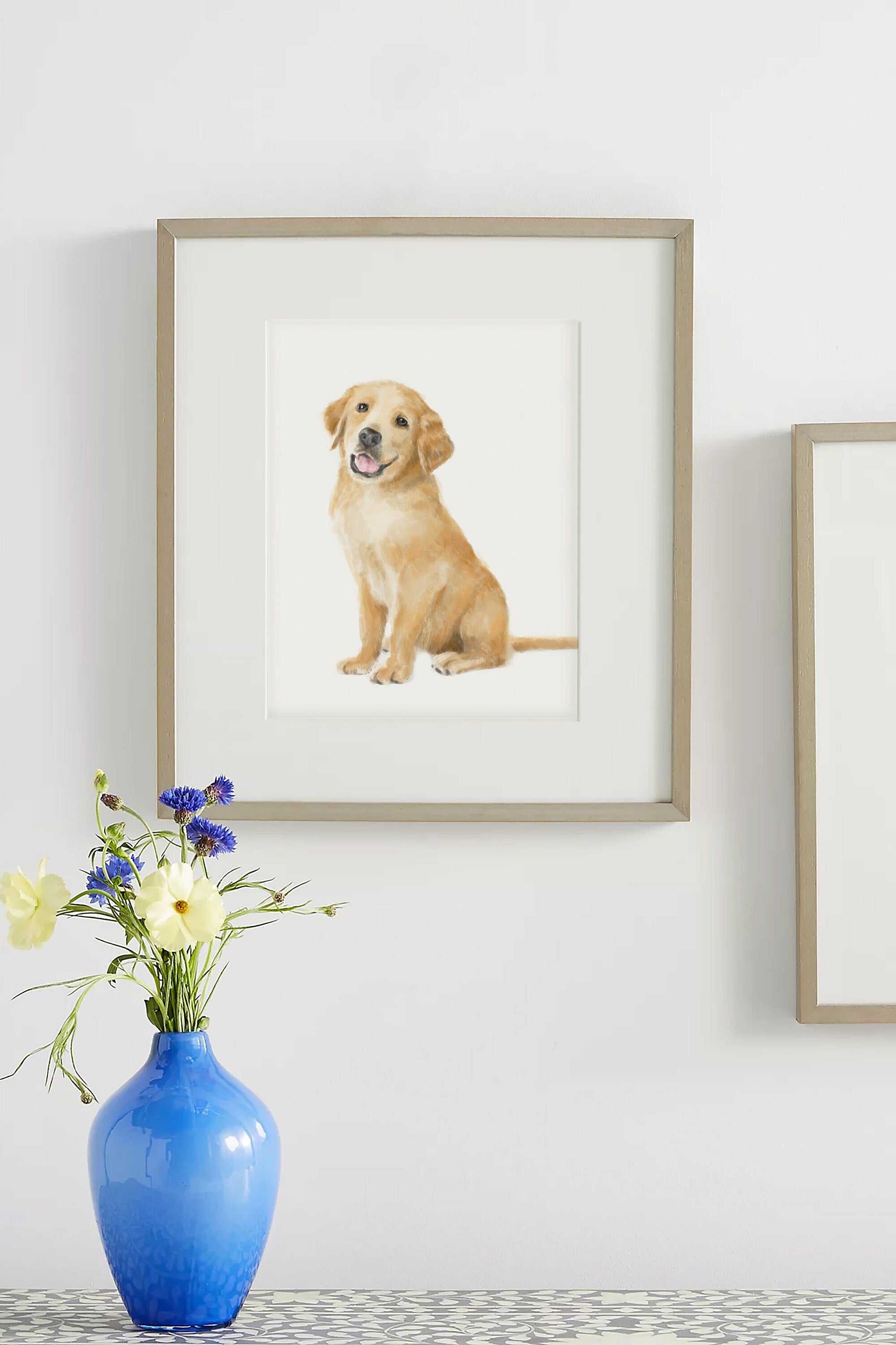 Golden Retriever Puppy Art Print