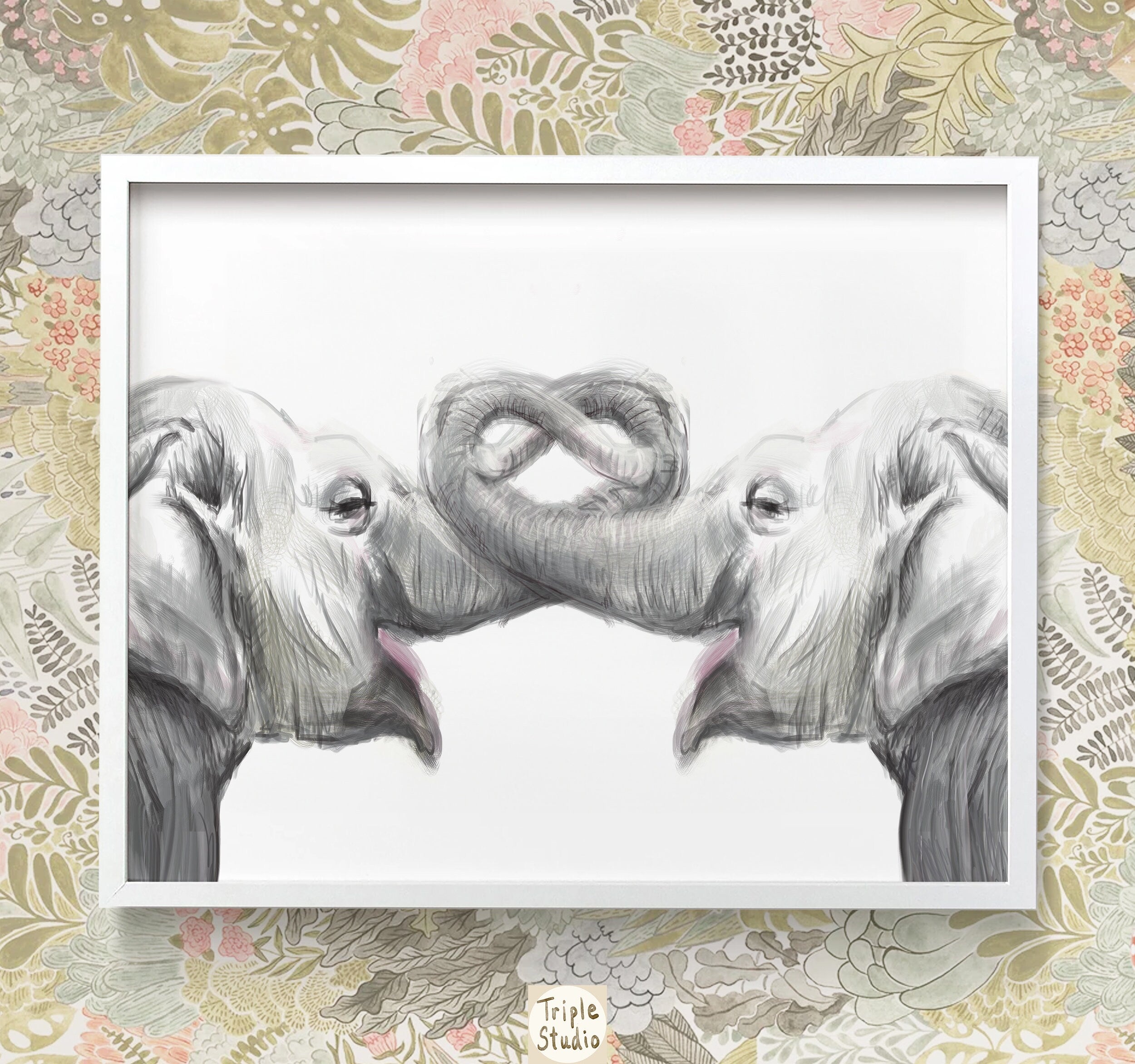 Elephant Art Print