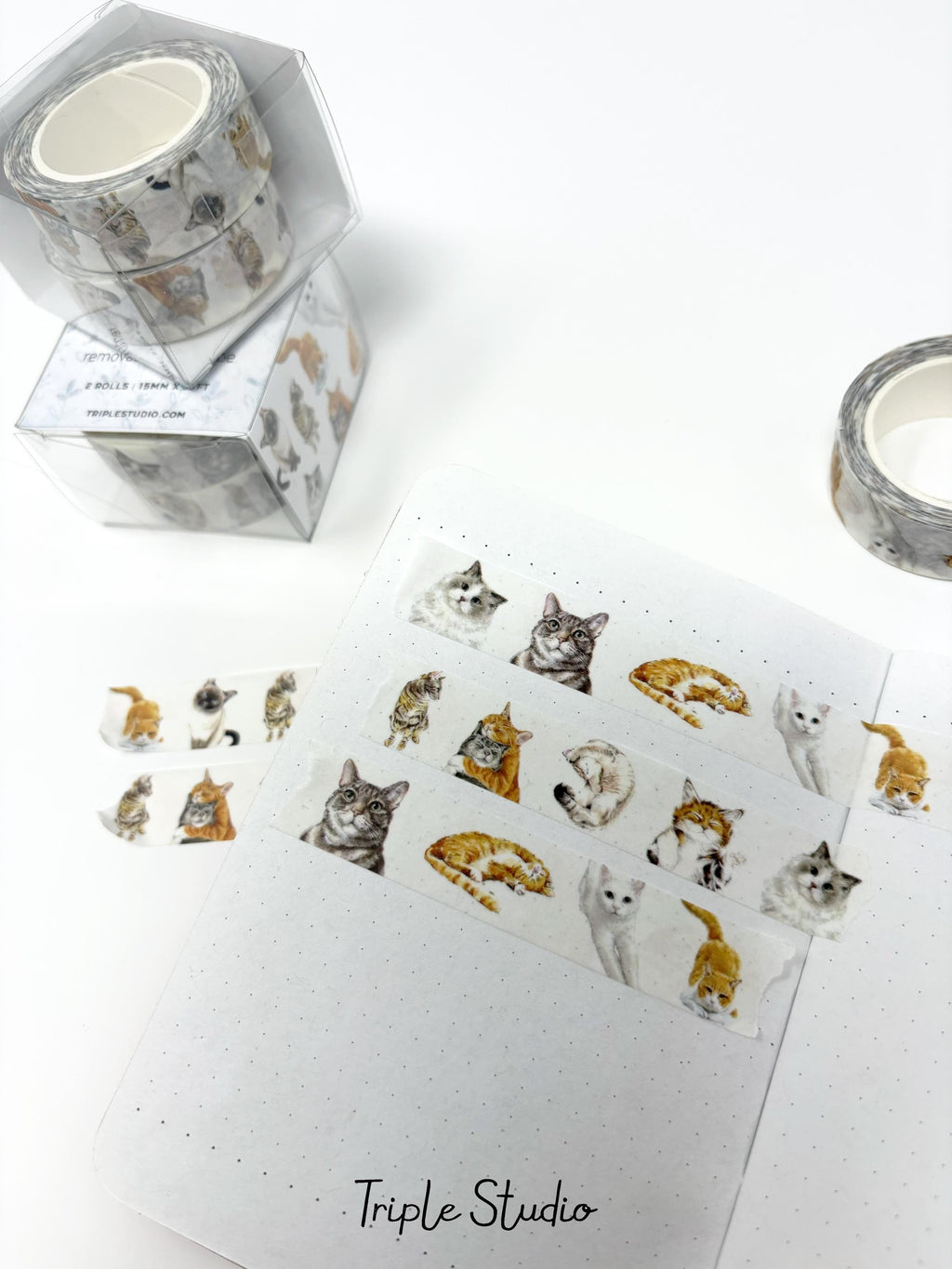 Cat Washi Tape (2 Rolls)