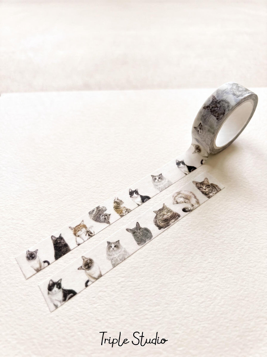 Cat Washi Tape, Vol 1 (2 Rolls)