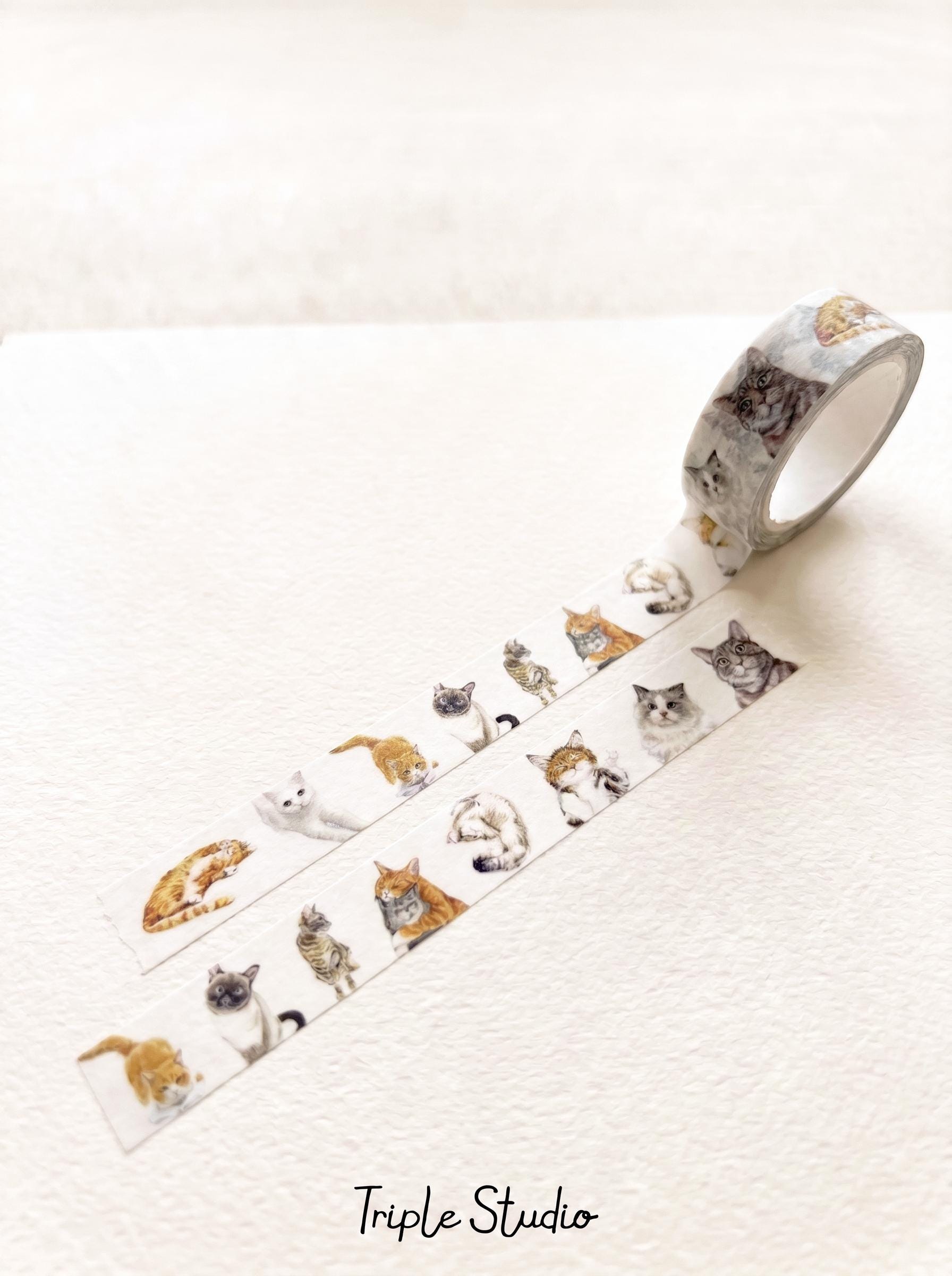 Cat Washi Tape (2 Rolls)
