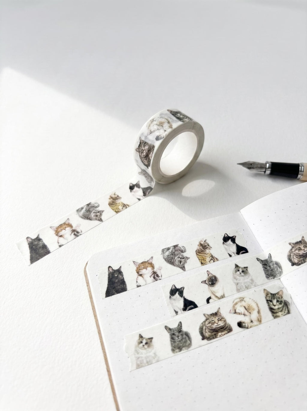 Cat Washi Tape, Vol 1 (2 Rolls)