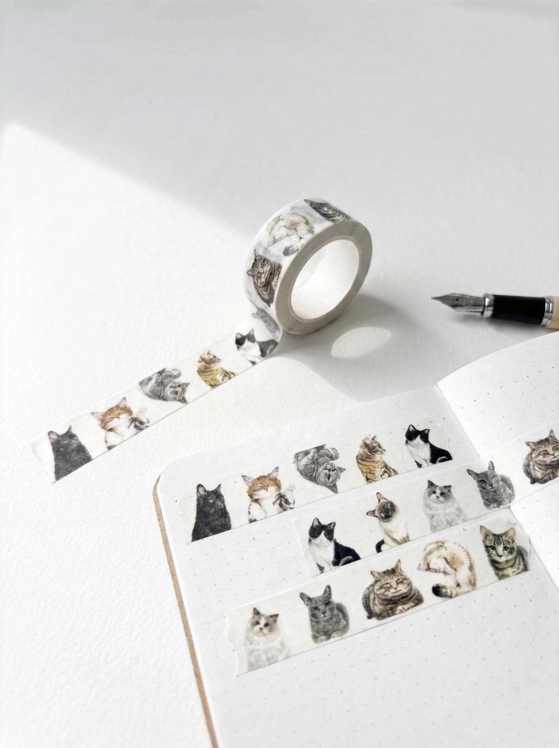 Cat Washi Tape, Vol 1 (2 Rolls)