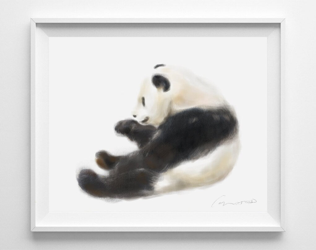 Panda Art Print