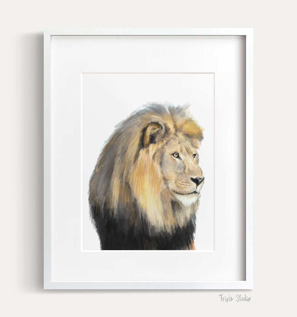 Lion Art Print