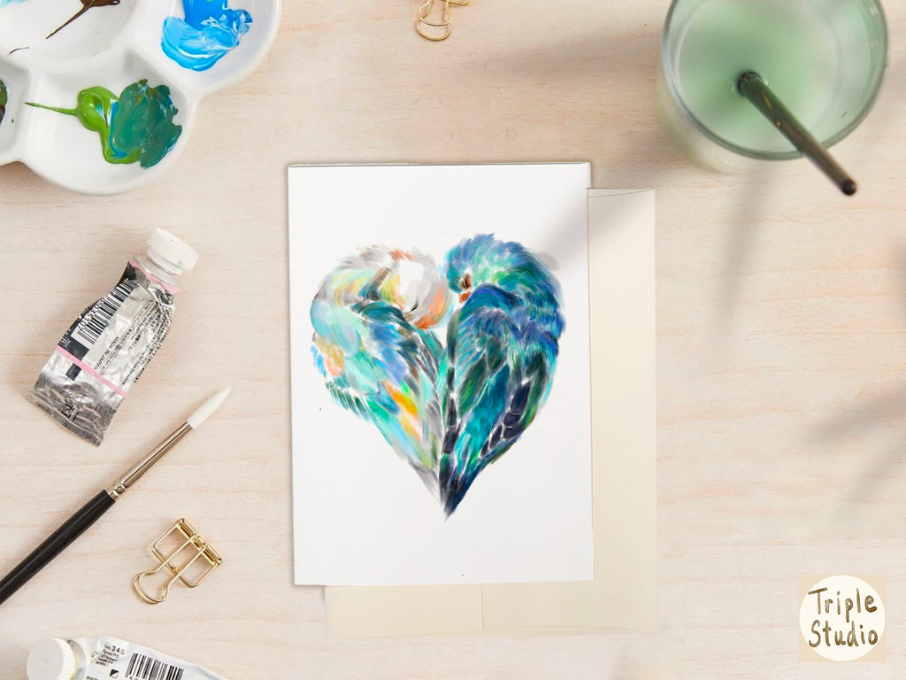 Lovebird Card